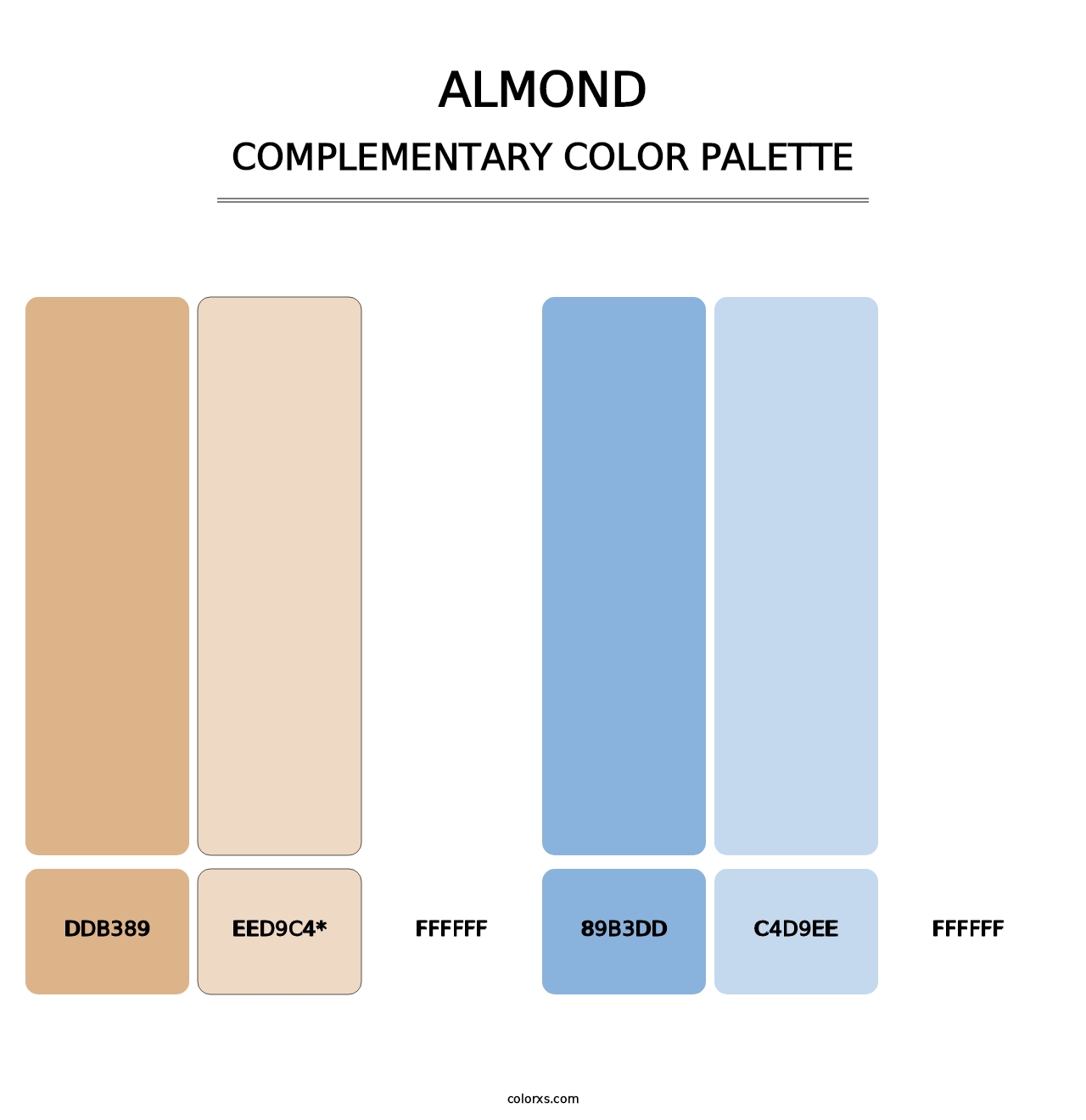 Almond - Complementary Color Palette