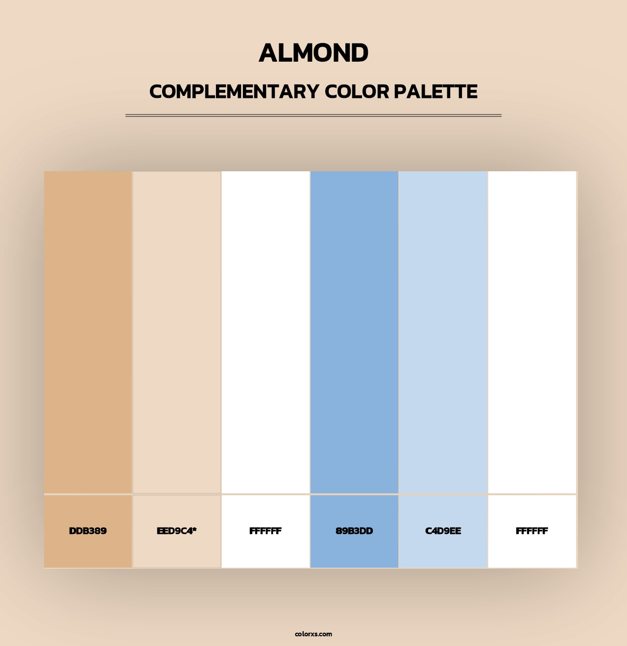 Almond - Complementary Color Palette