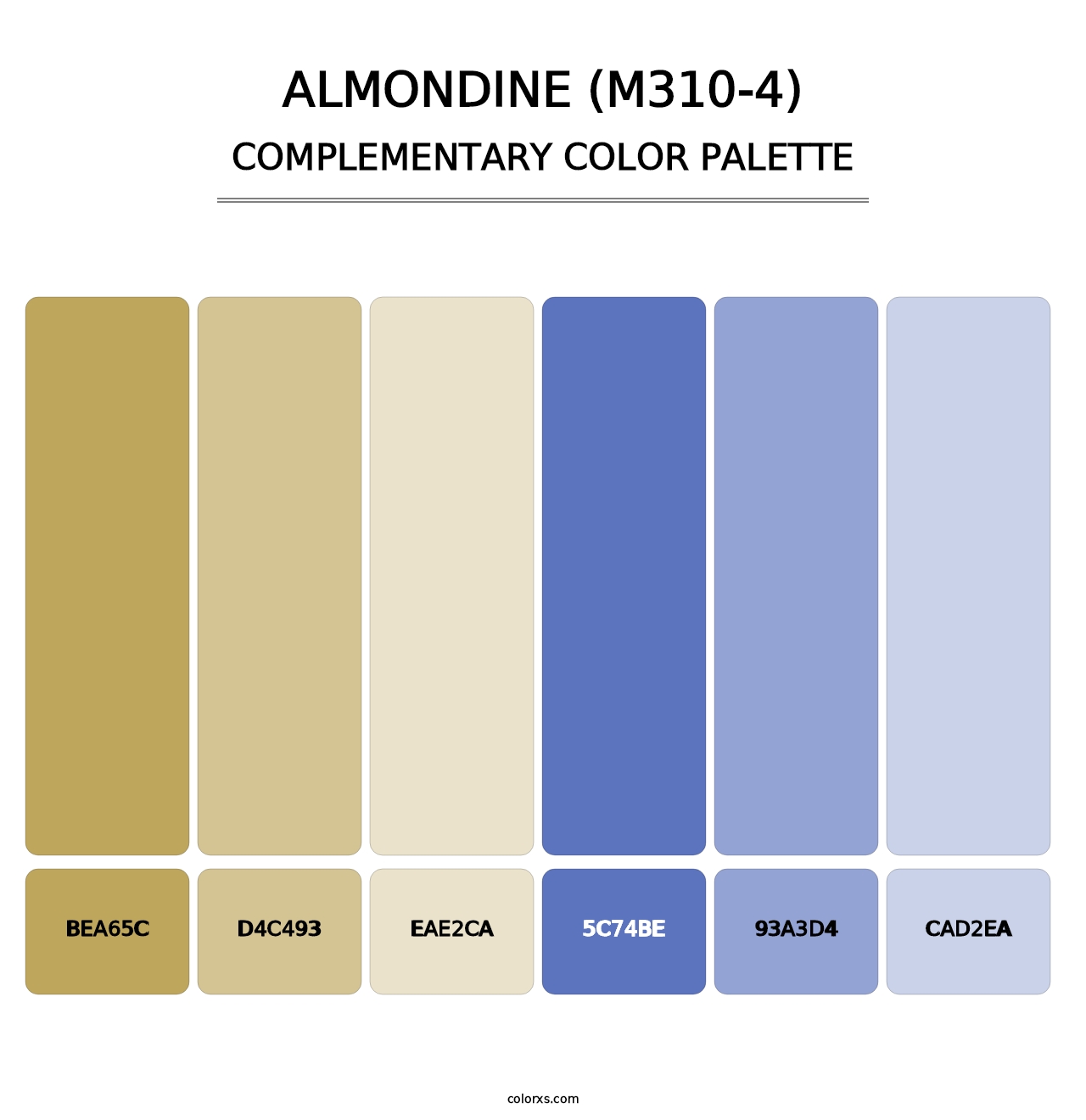 Almondine (M310-4) - Complementary Color Palette