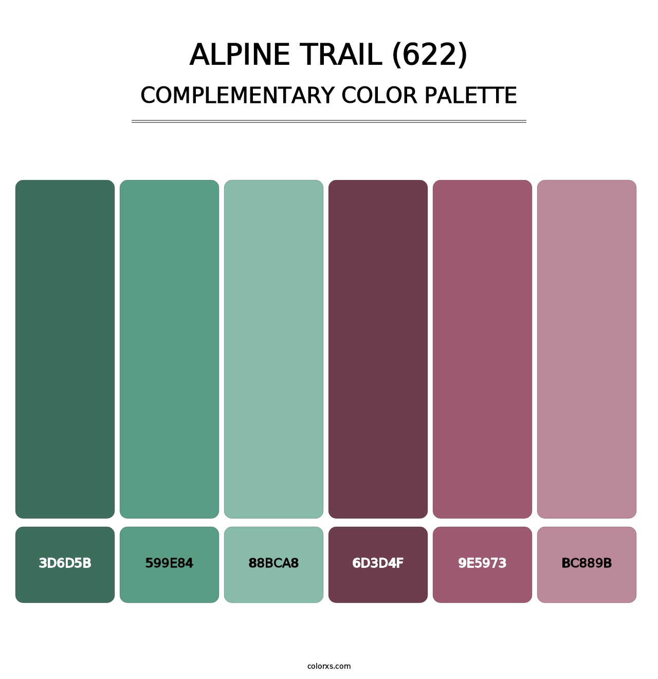 Alpine Trail (622) - Complementary Color Palette