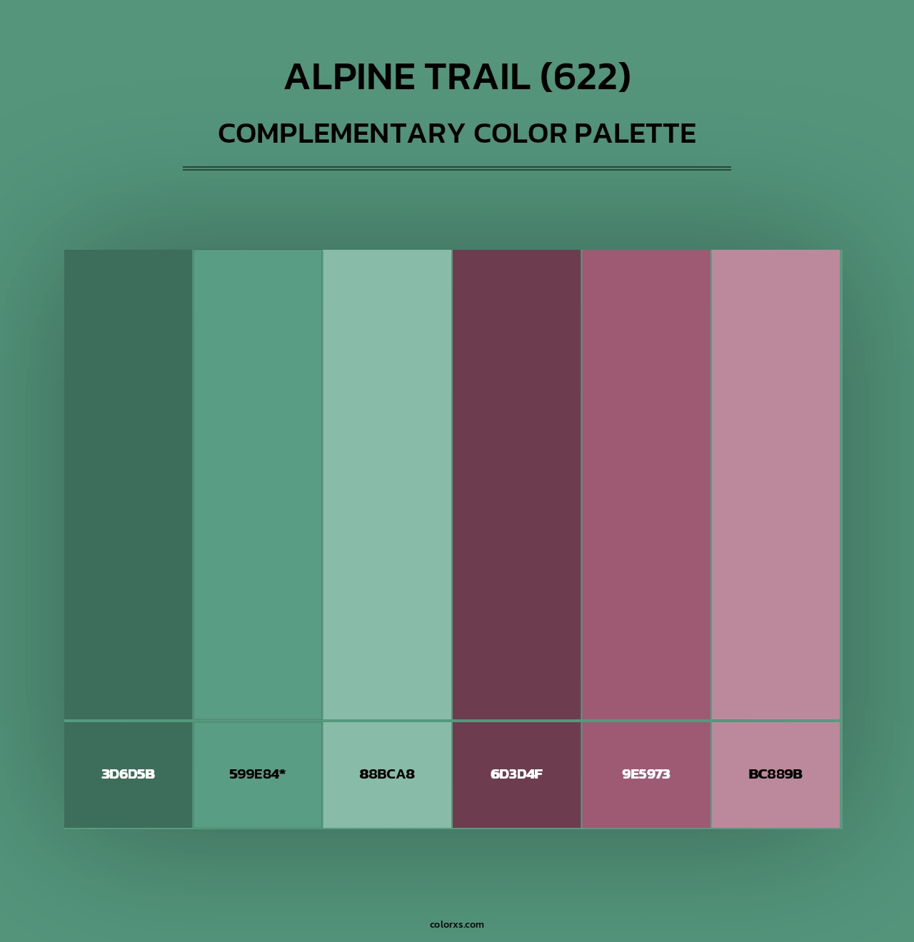 Alpine Trail (622) - Complementary Color Palette