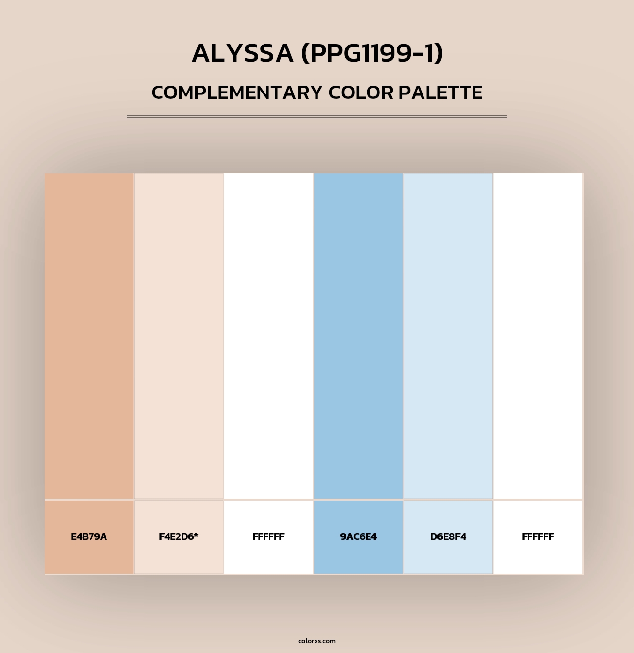 Alyssa (PPG1199-1) - Complementary Color Palette