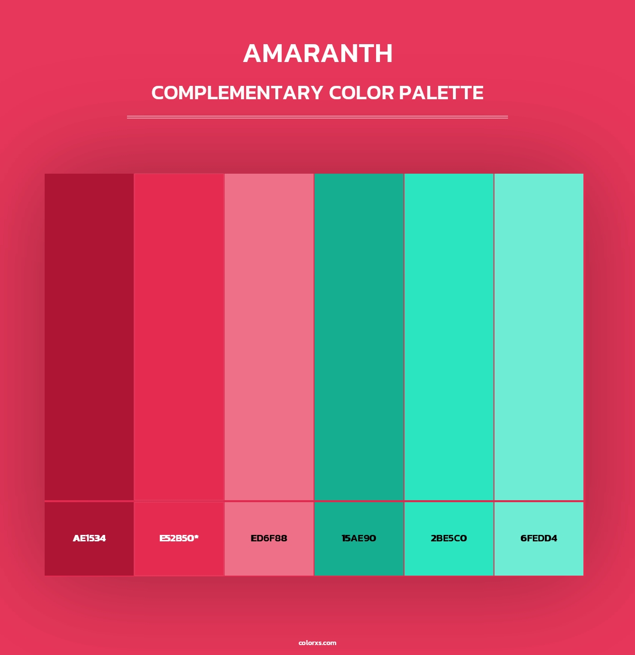 Amaranth - Complementary Color Palette
