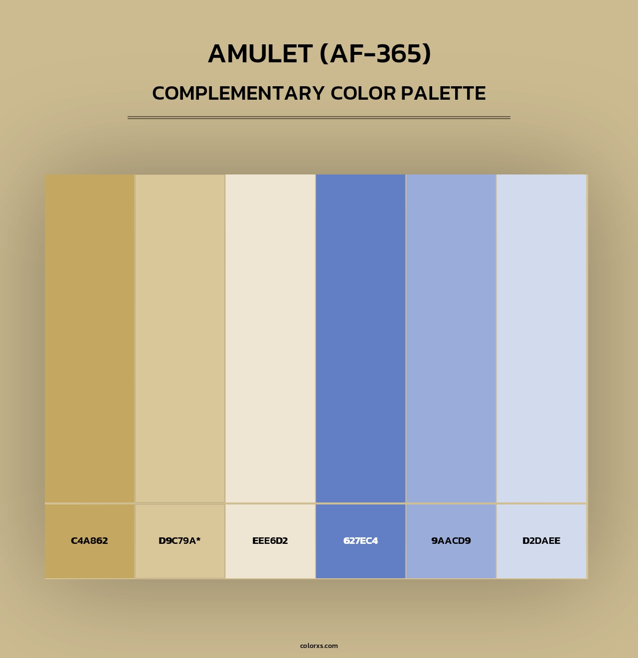 Amulet (AF-365) - Complementary Color Palette
