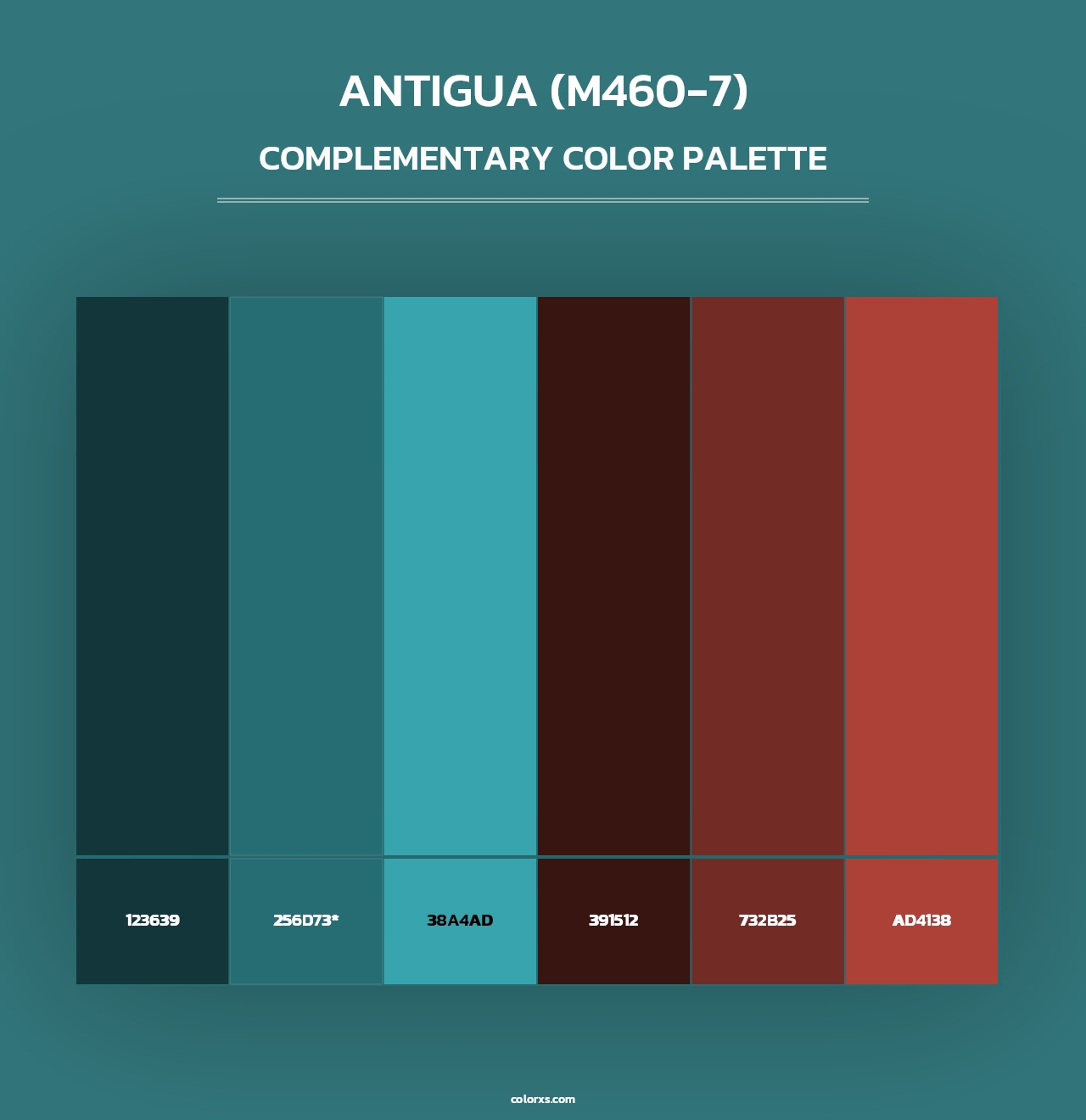 Antigua (M460-7) - Complementary Color Palette