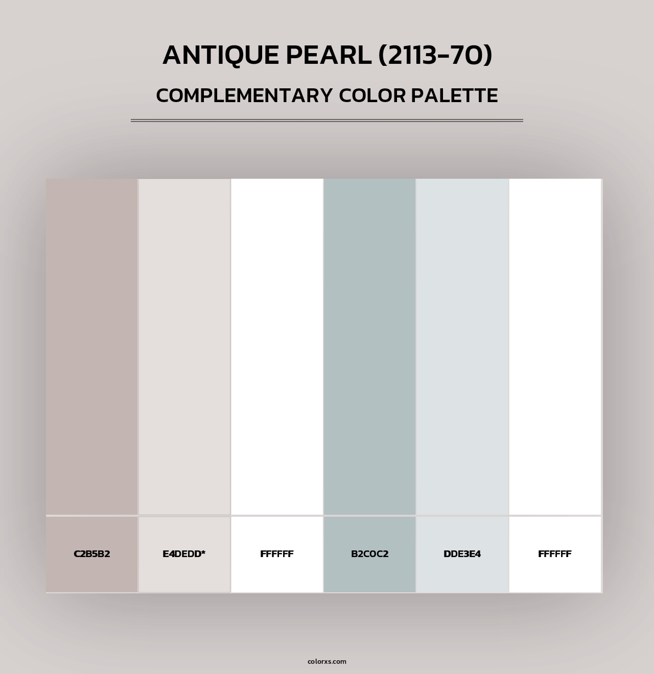 Antique Pearl (2113-70) - Complementary Color Palette
