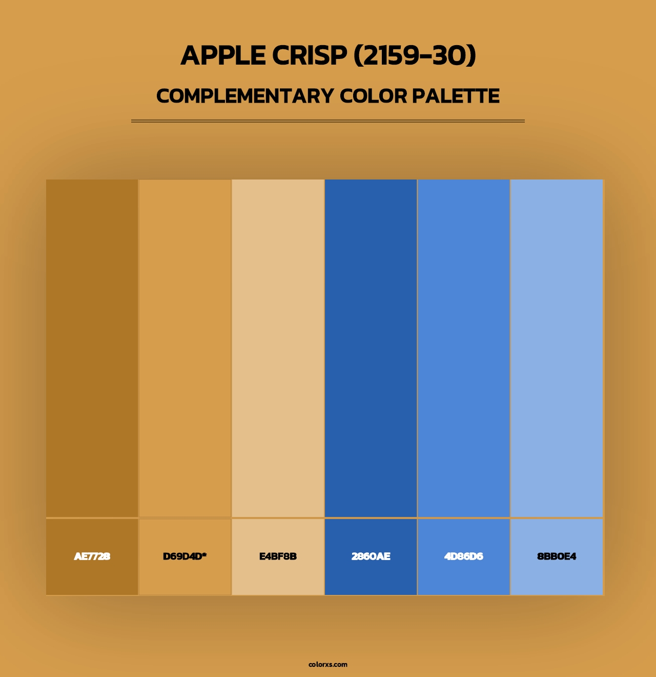 Apple Crisp (2159-30) - Complementary Color Palette