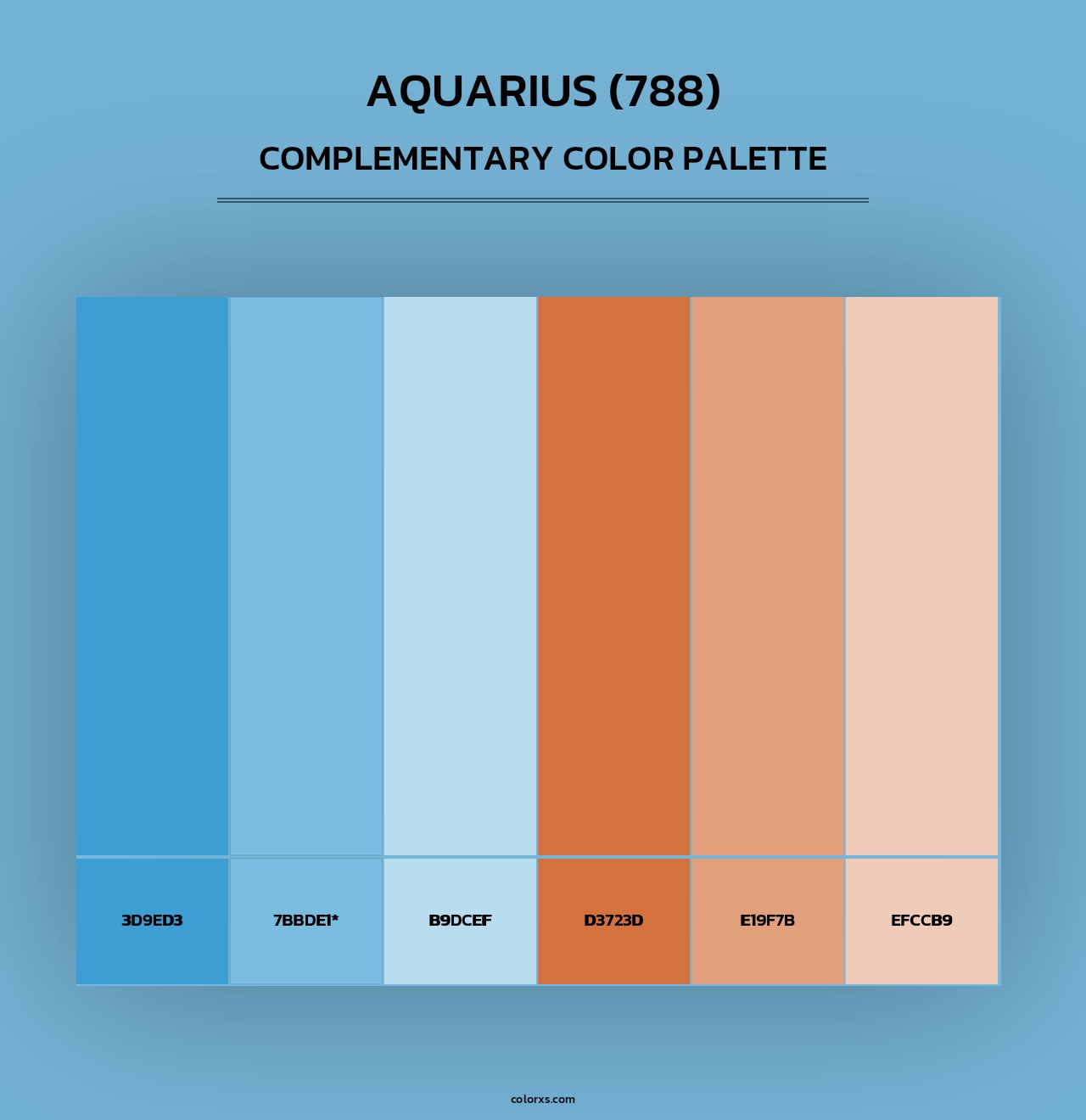 Aquarius (788) - Complementary Color Palette