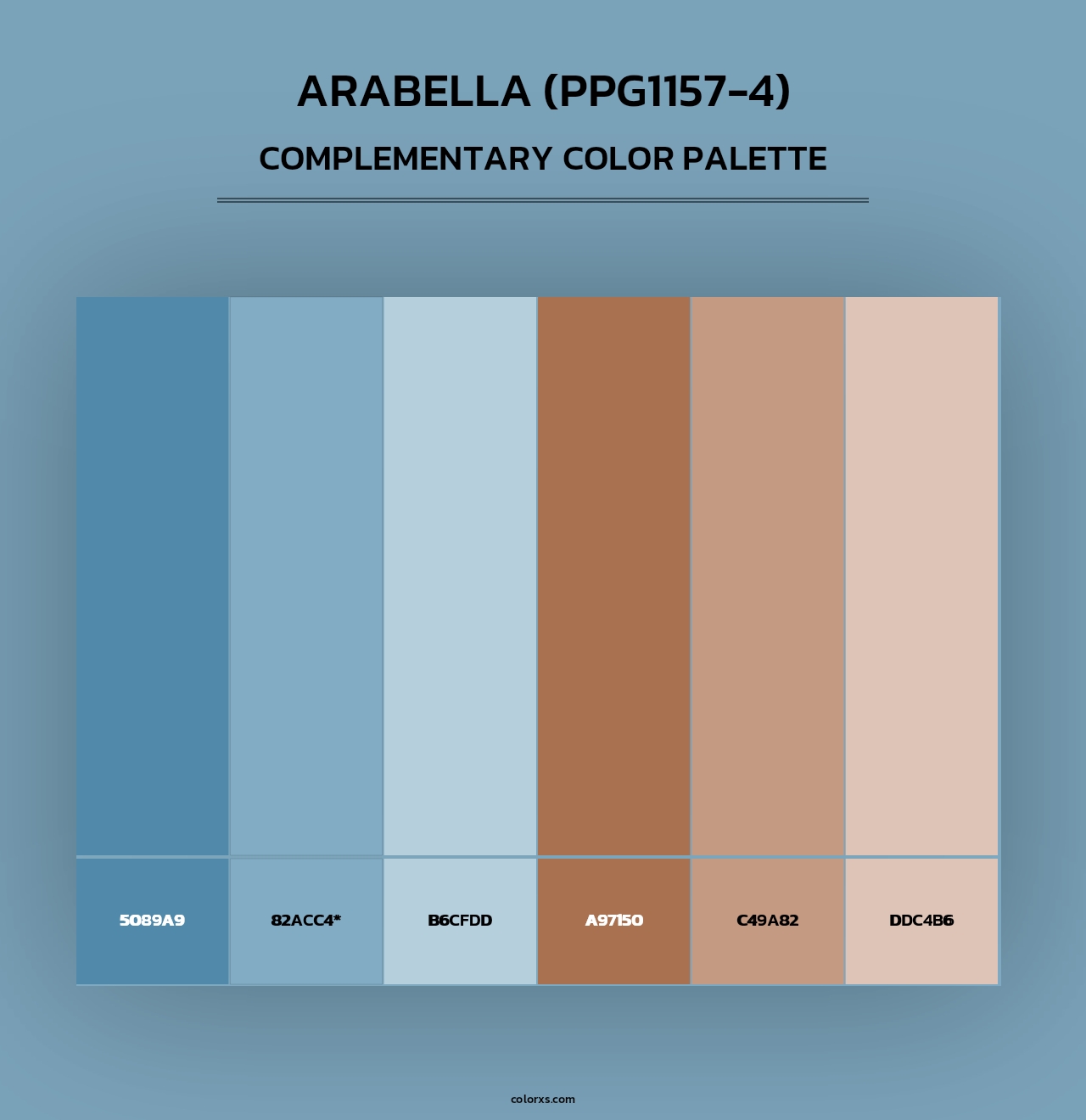 Arabella (PPG1157-4) - Complementary Color Palette