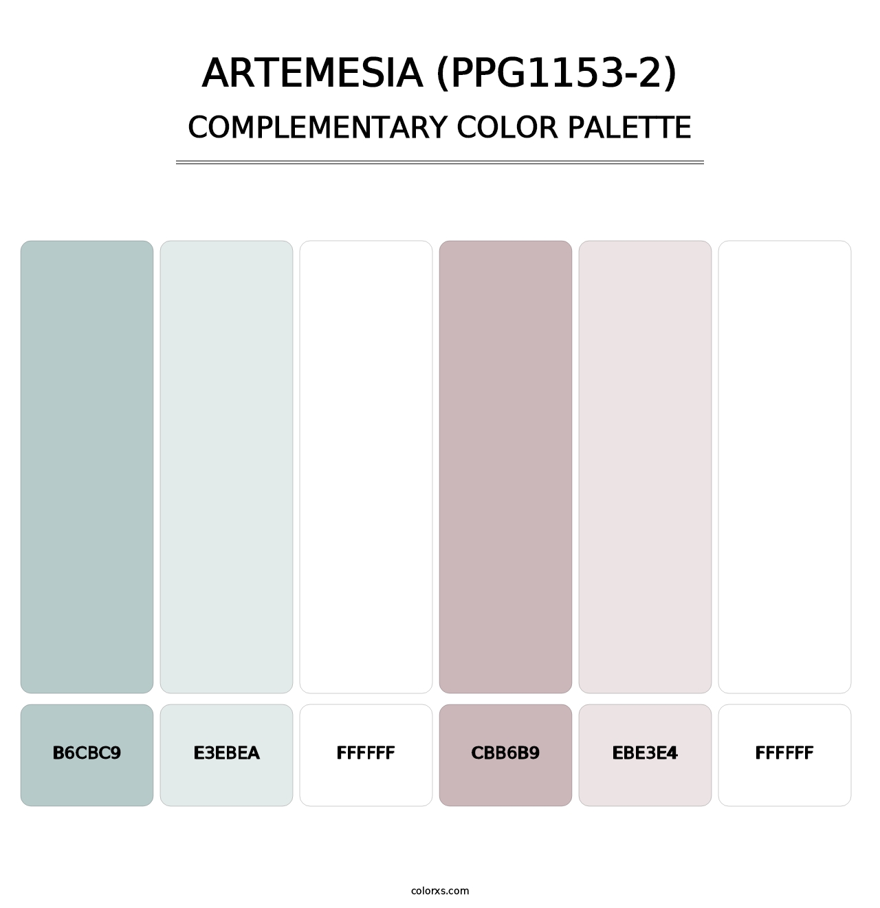 Artemesia (PPG1153-2) - Complementary Color Palette