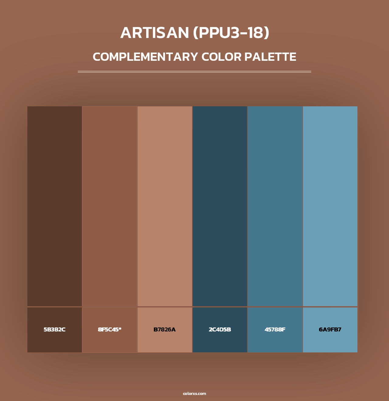Artisan (PPU3-18) - Complementary Color Palette