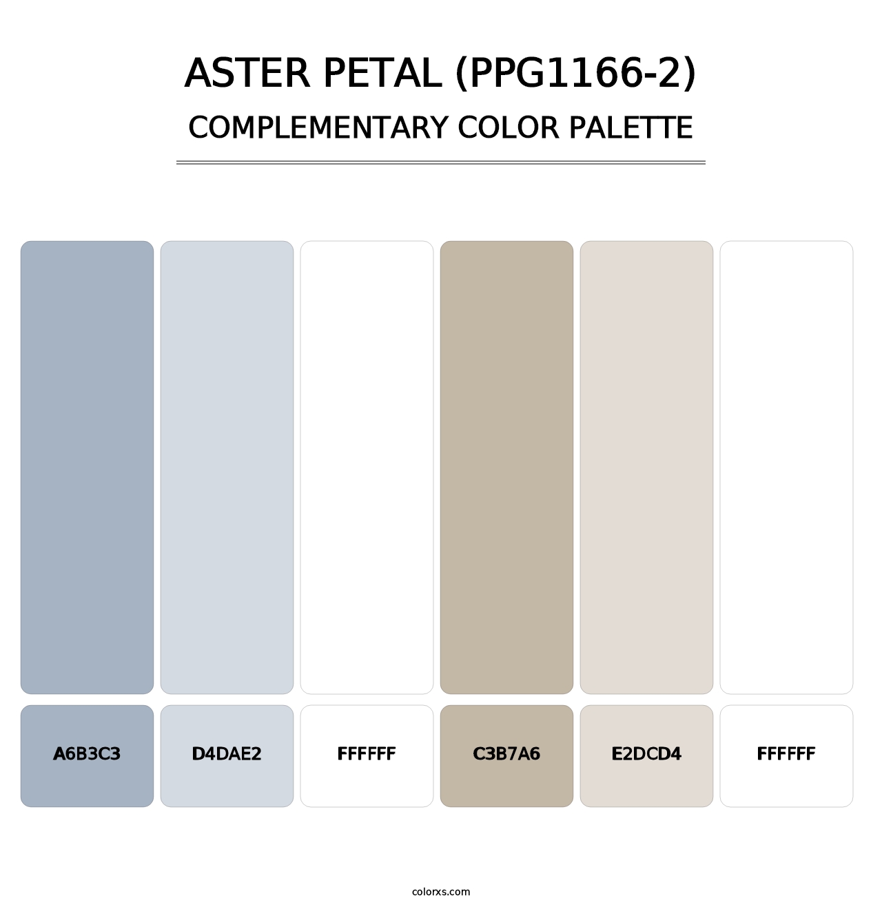 Aster Petal (PPG1166-2) - Complementary Color Palette