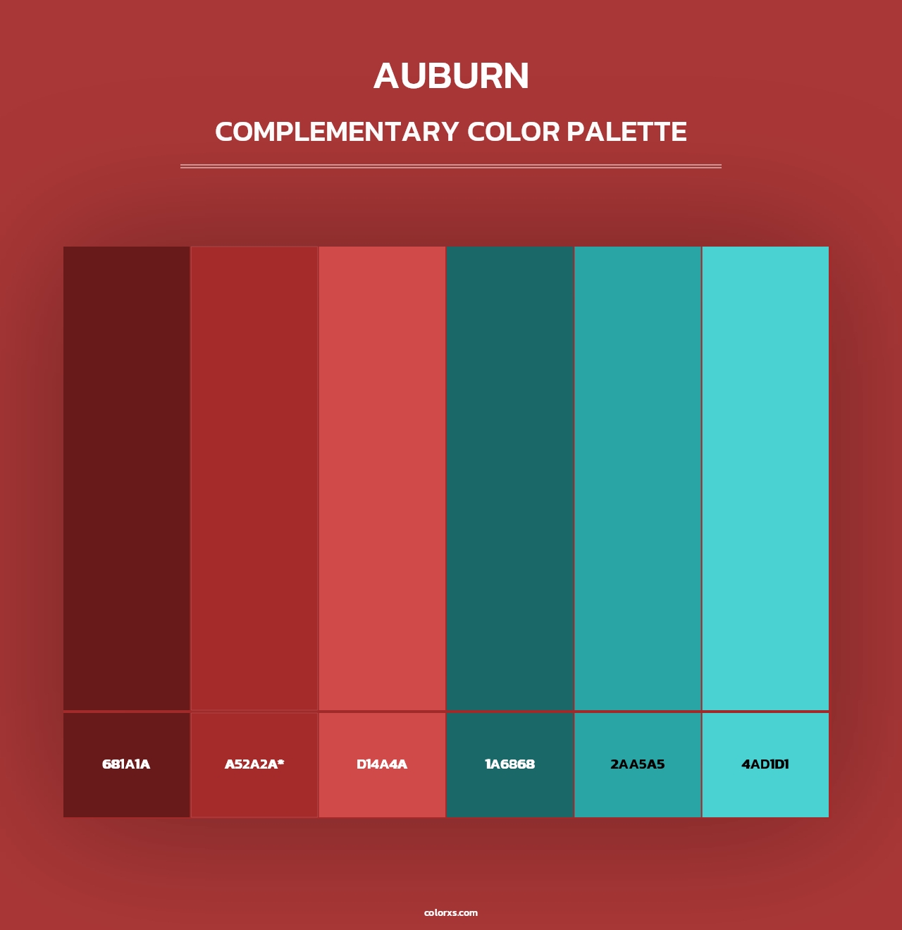 Auburn - Complementary Color Palette