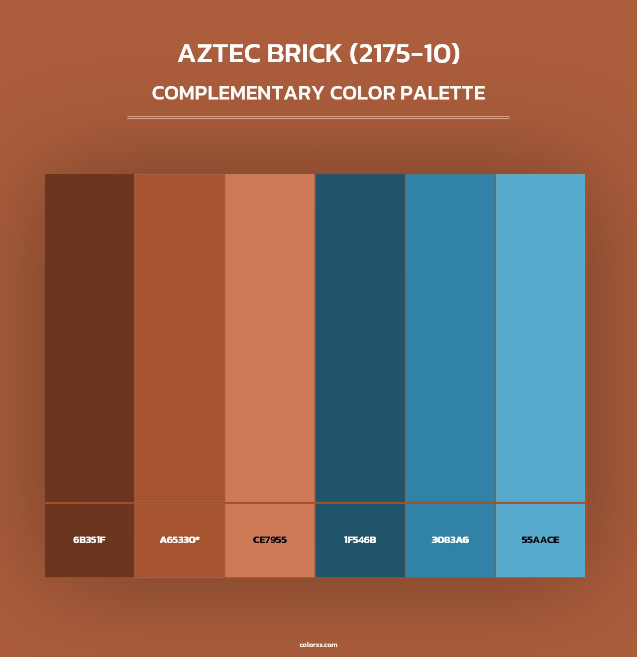 Aztec Brick (2175-10) - Complementary Color Palette