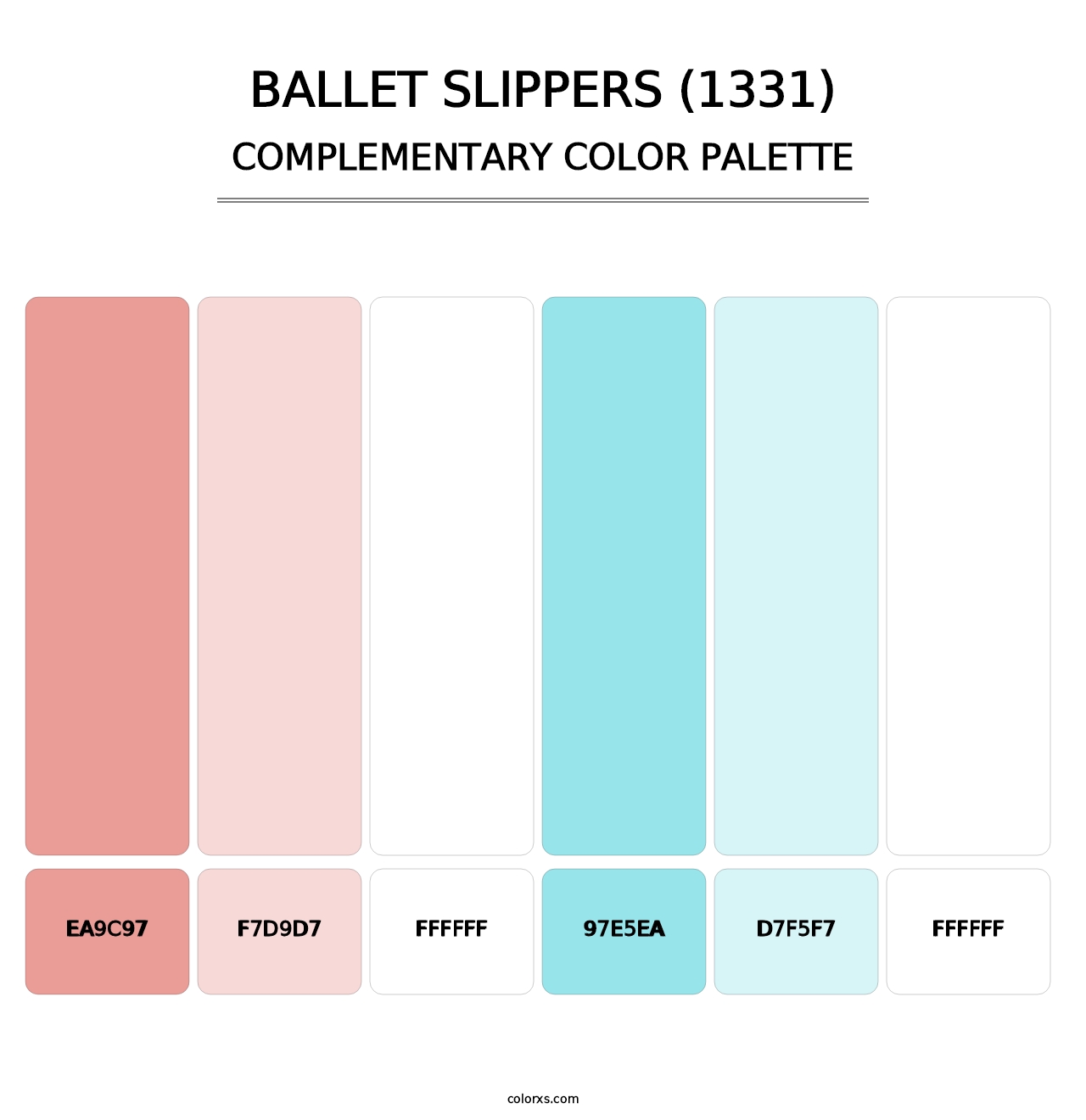 Ballet Slippers (1331) - Complementary Color Palette