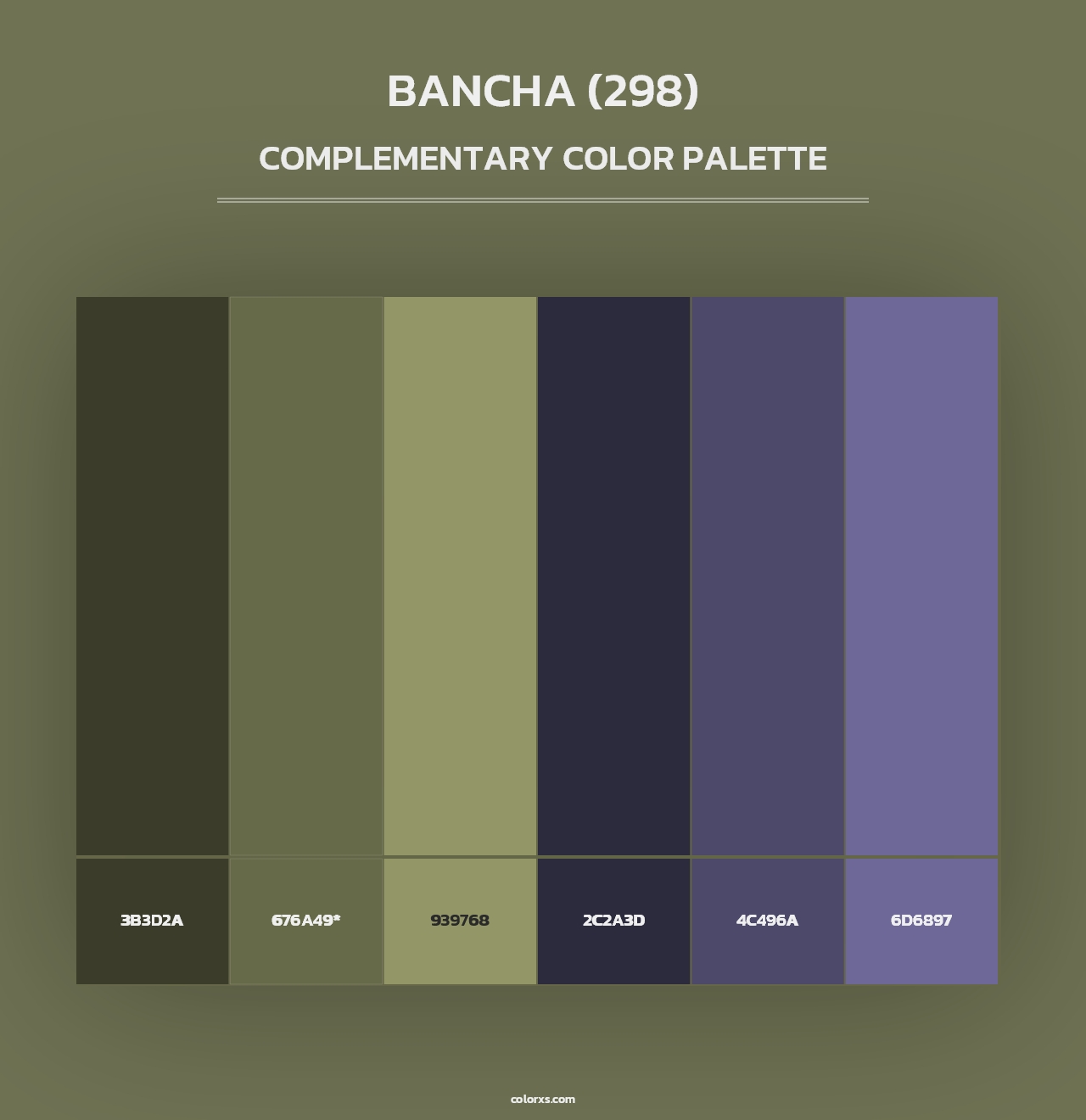 Bancha (298) - Complementary Color Palette