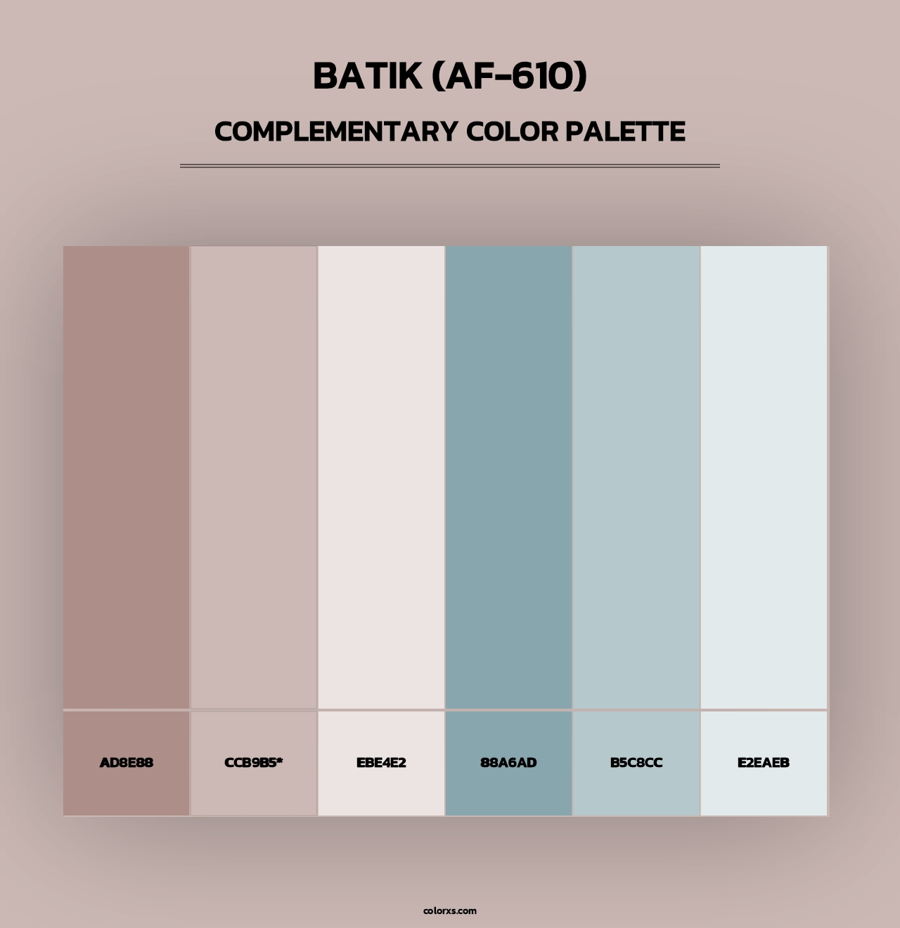 Batik (AF-610) - Complementary Color Palette