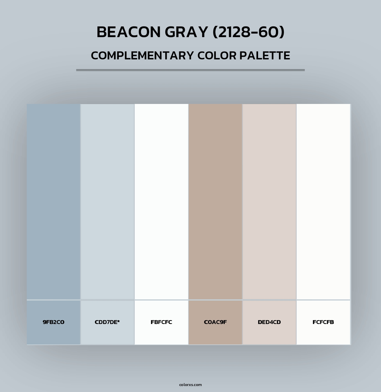 Beacon Gray (2128-60) - Complementary Color Palette
