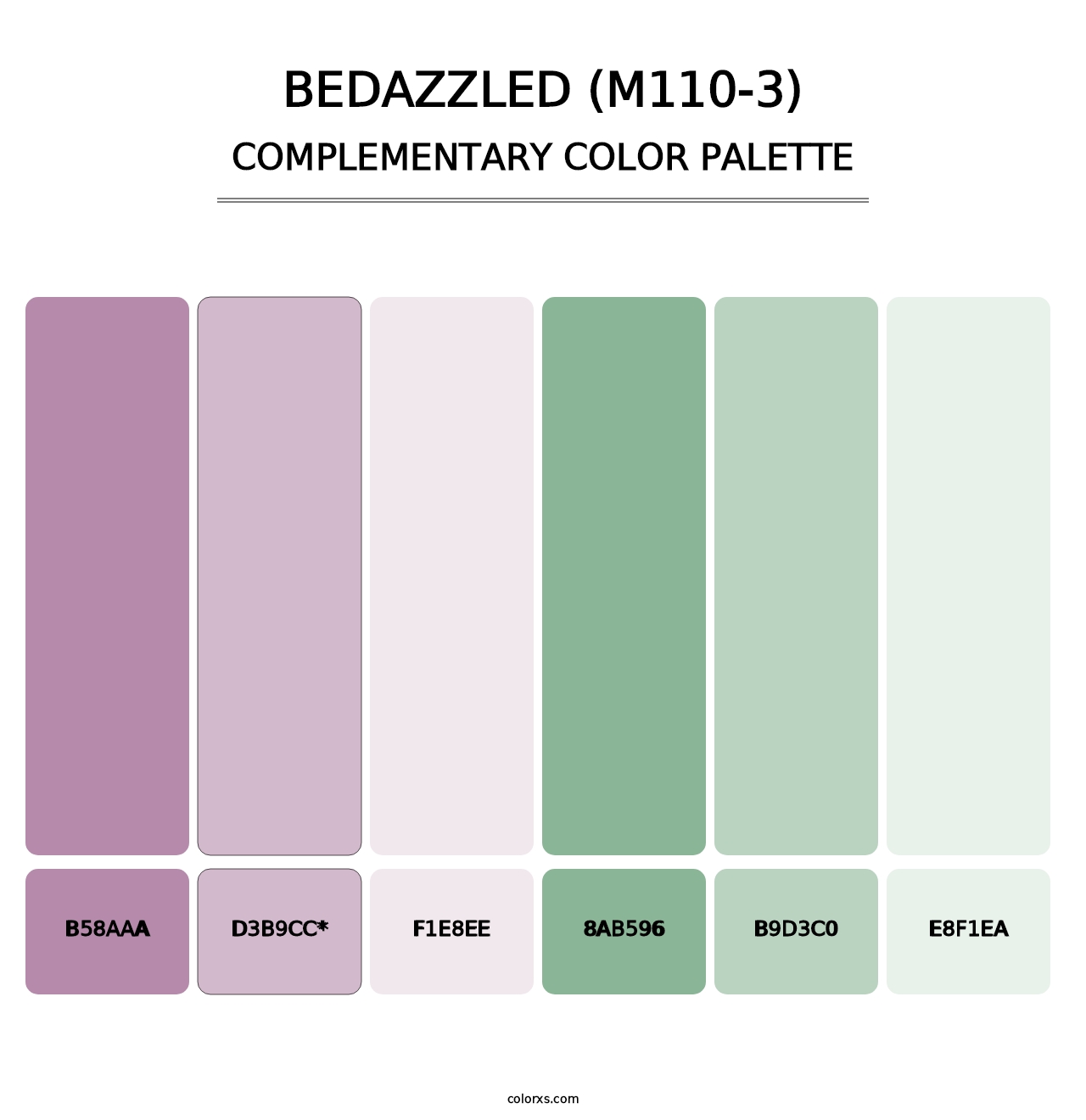 Bedazzled (M110-3) - Complementary Color Palette