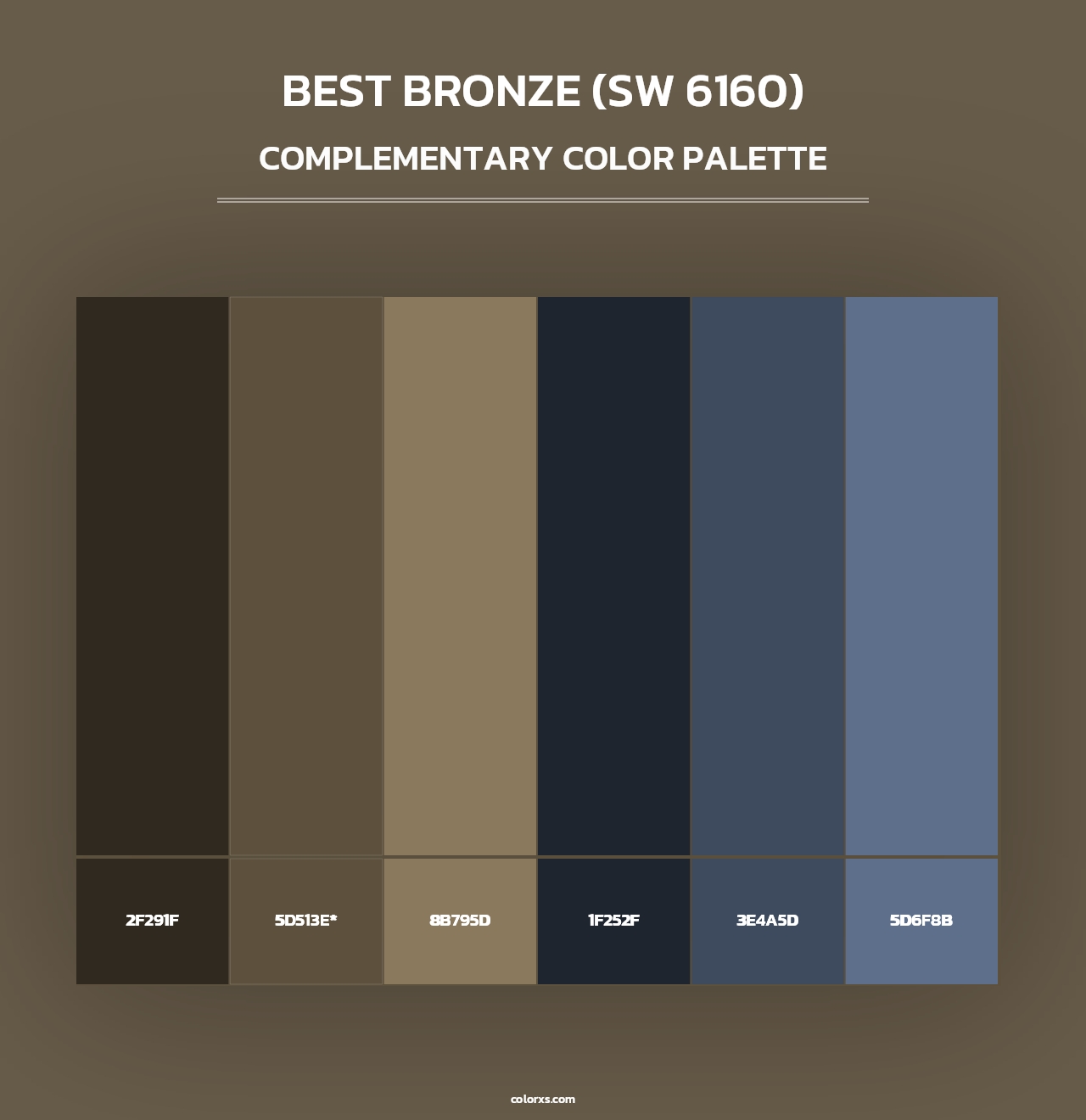 Best Bronze (SW 6160) - Complementary Color Palette