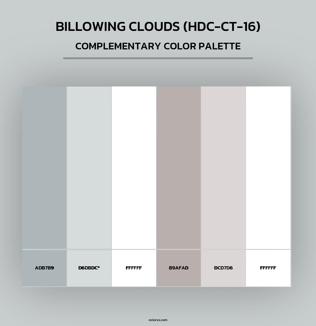 Billowing Clouds (HDC-CT-16) - Complementary Color Palette