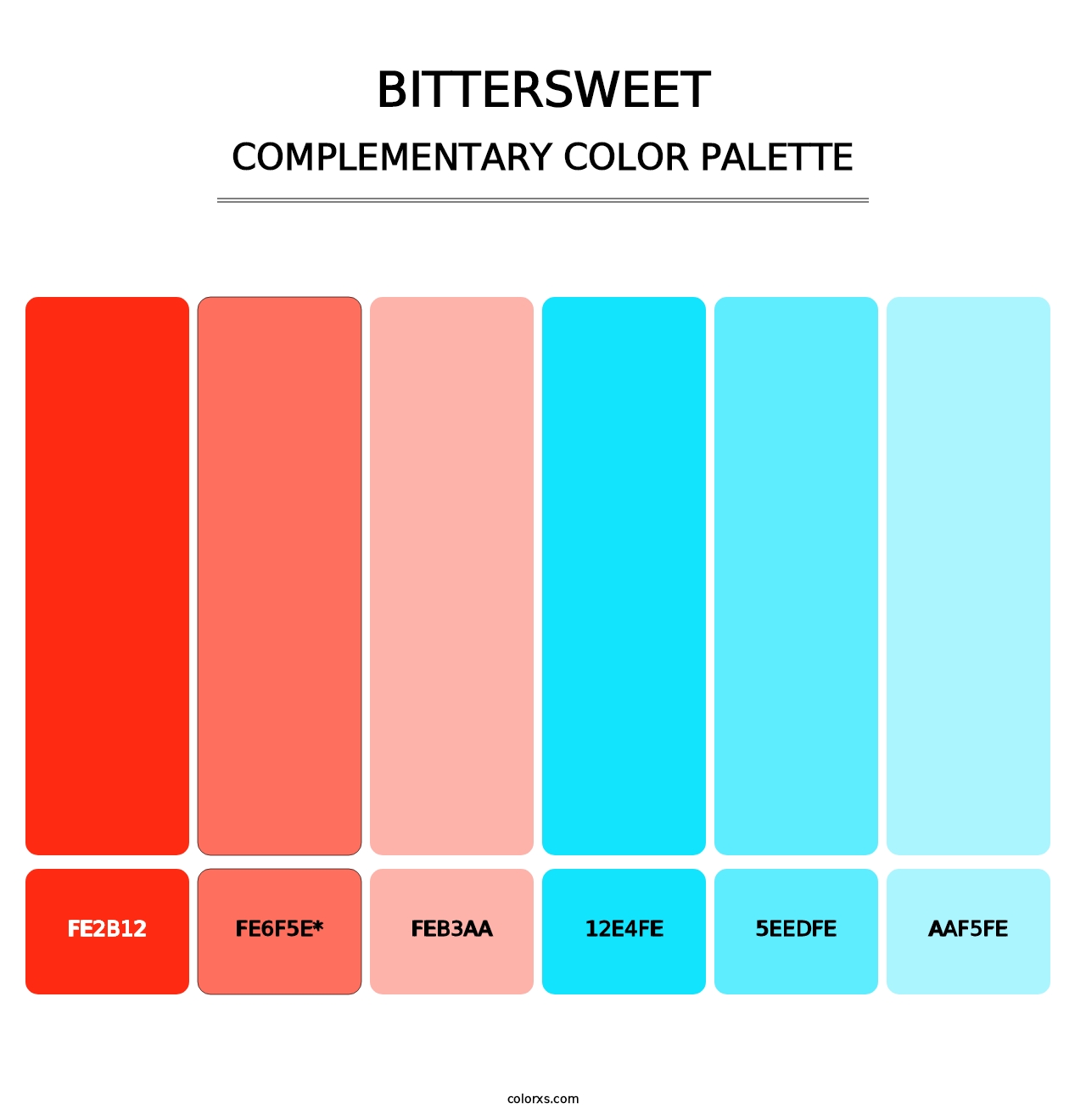 Bittersweet - Complementary Color Palette