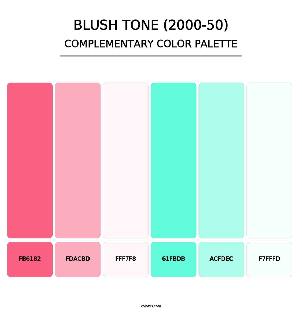 Blush Tone (2000-50) - Complementary Color Palette