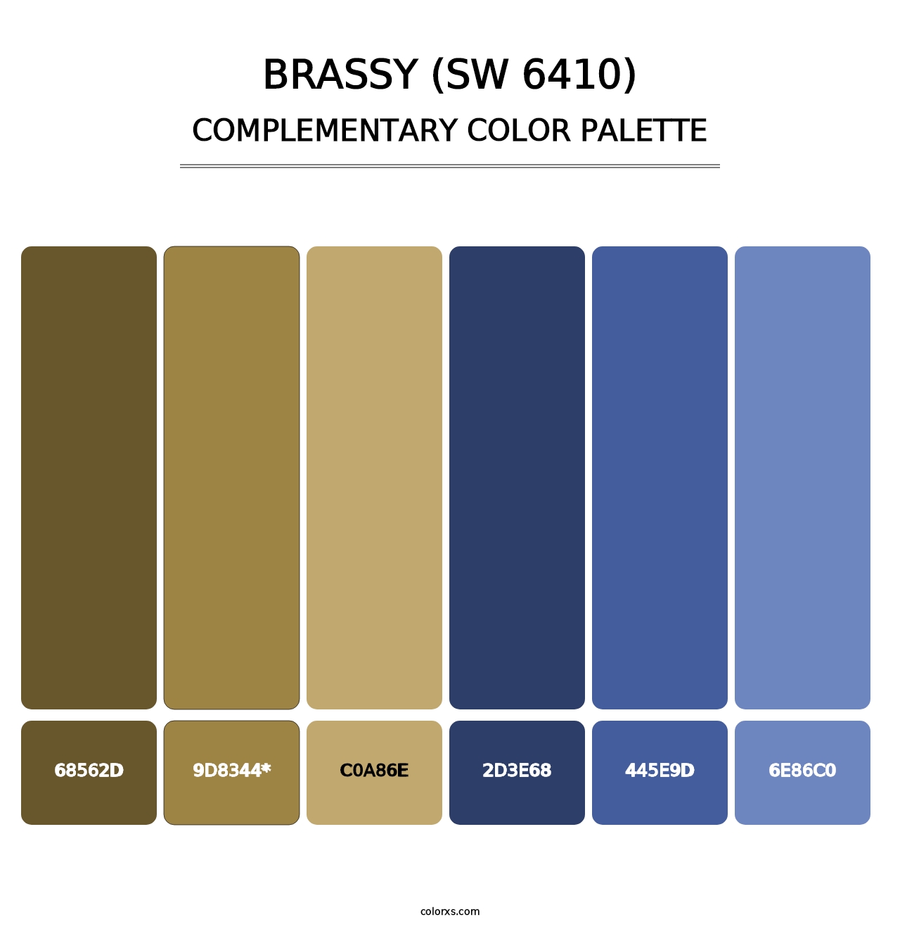 Brassy (SW 6410) - Complementary Color Palette