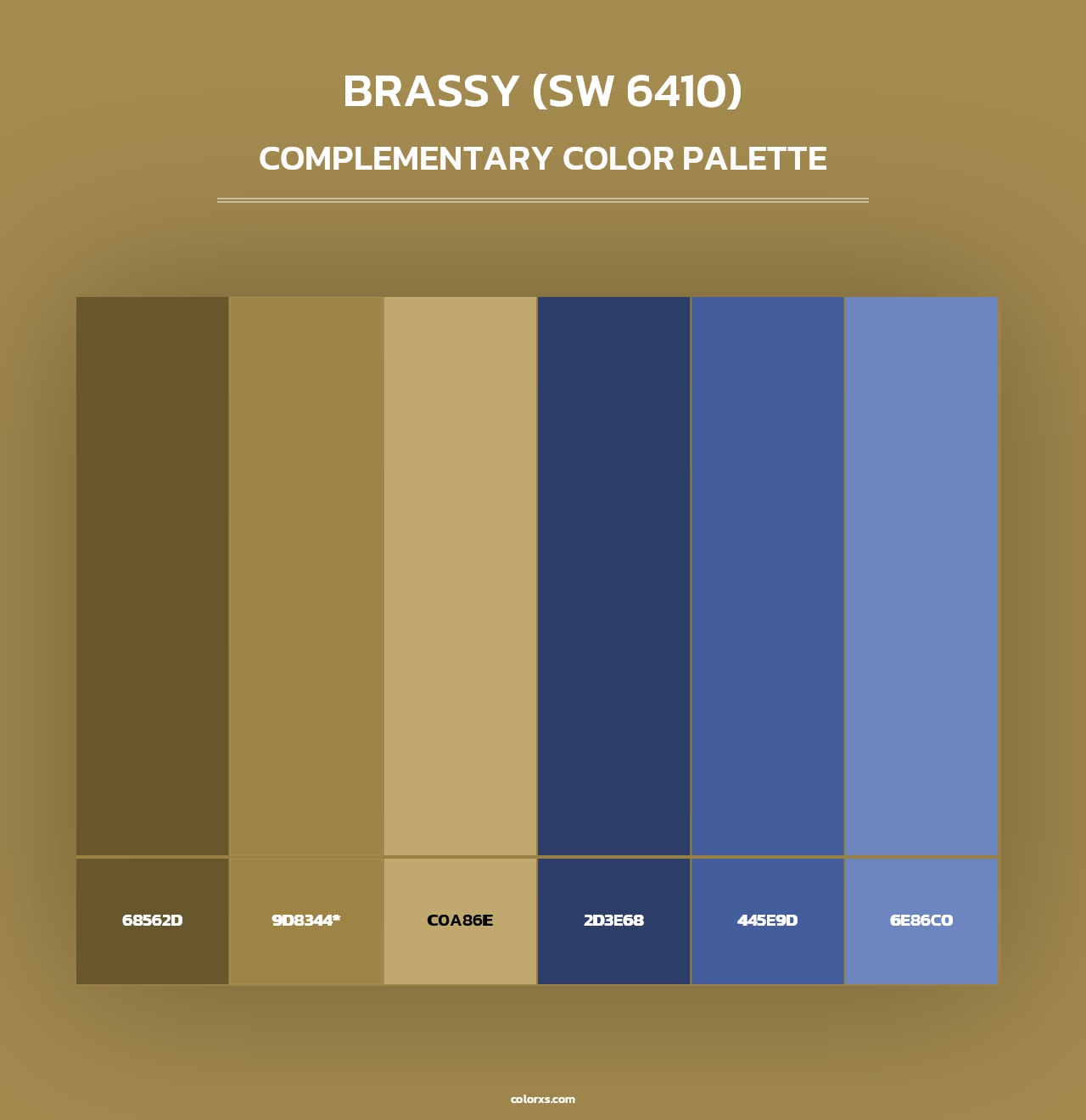 Brassy (SW 6410) - Complementary Color Palette