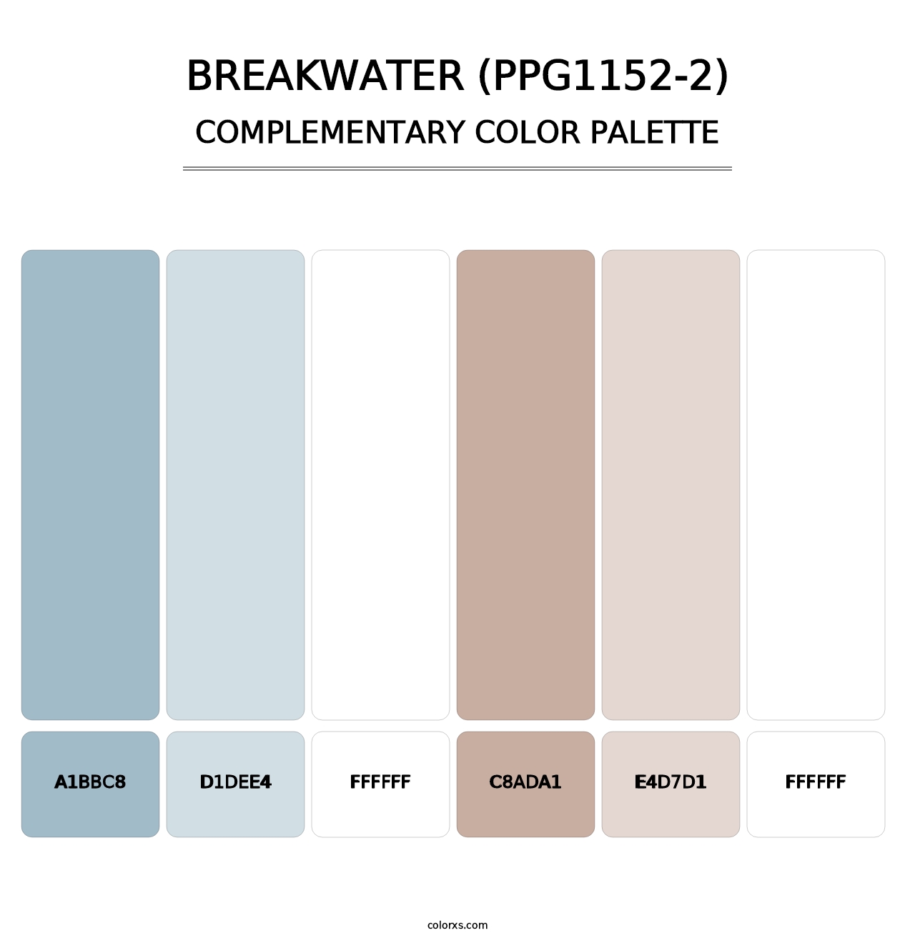 Breakwater (PPG1152-2) - Complementary Color Palette