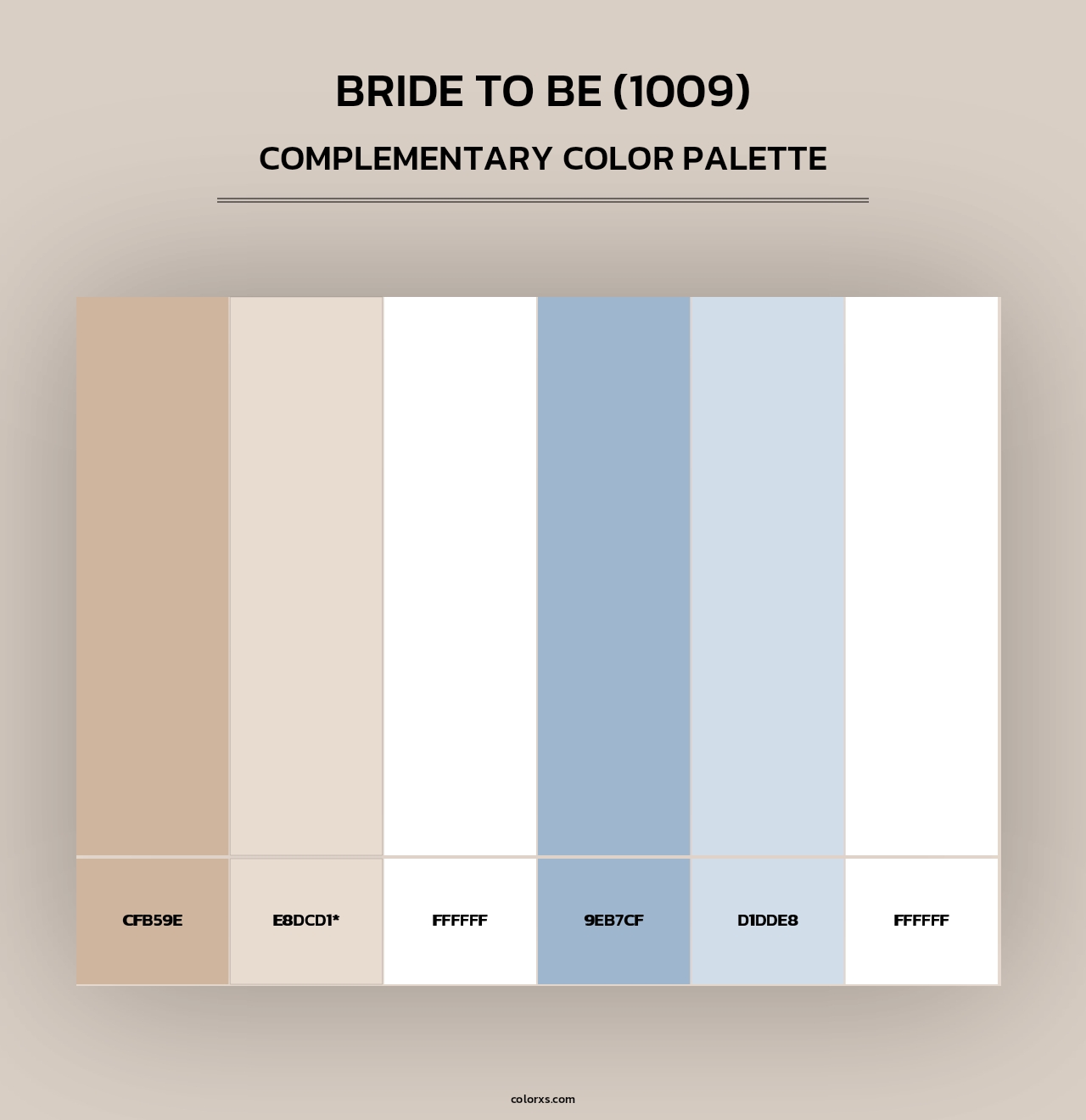 Bride To Be (1009) - Complementary Color Palette