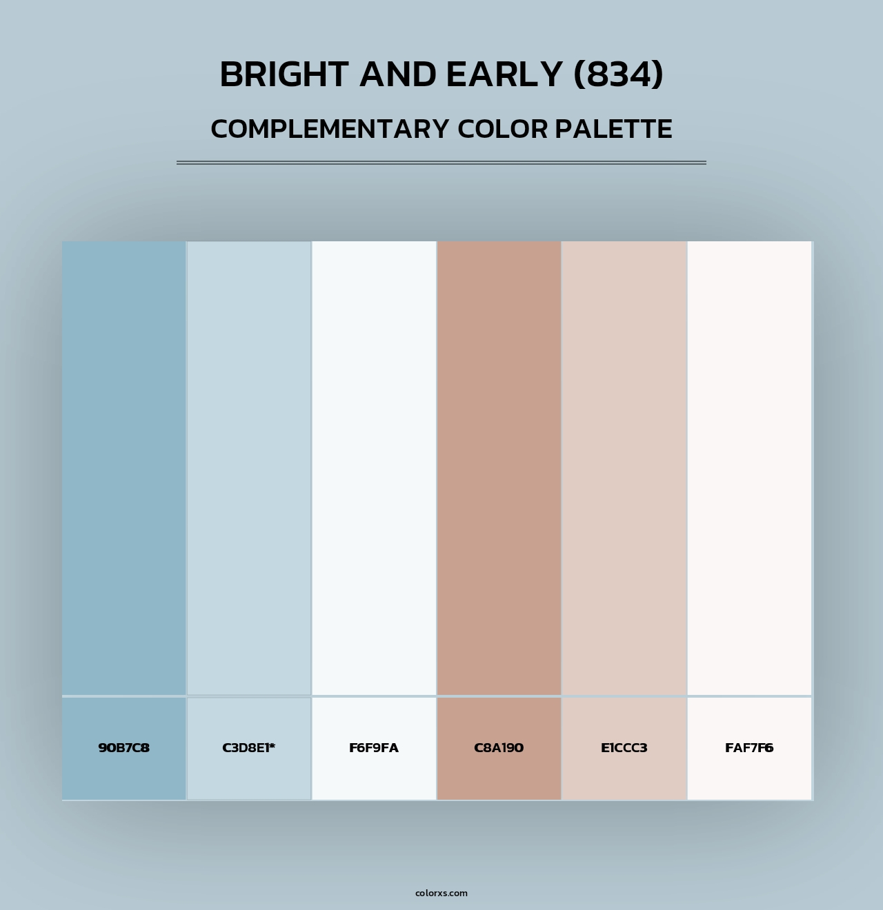 Bright and Early (834) - Complementary Color Palette