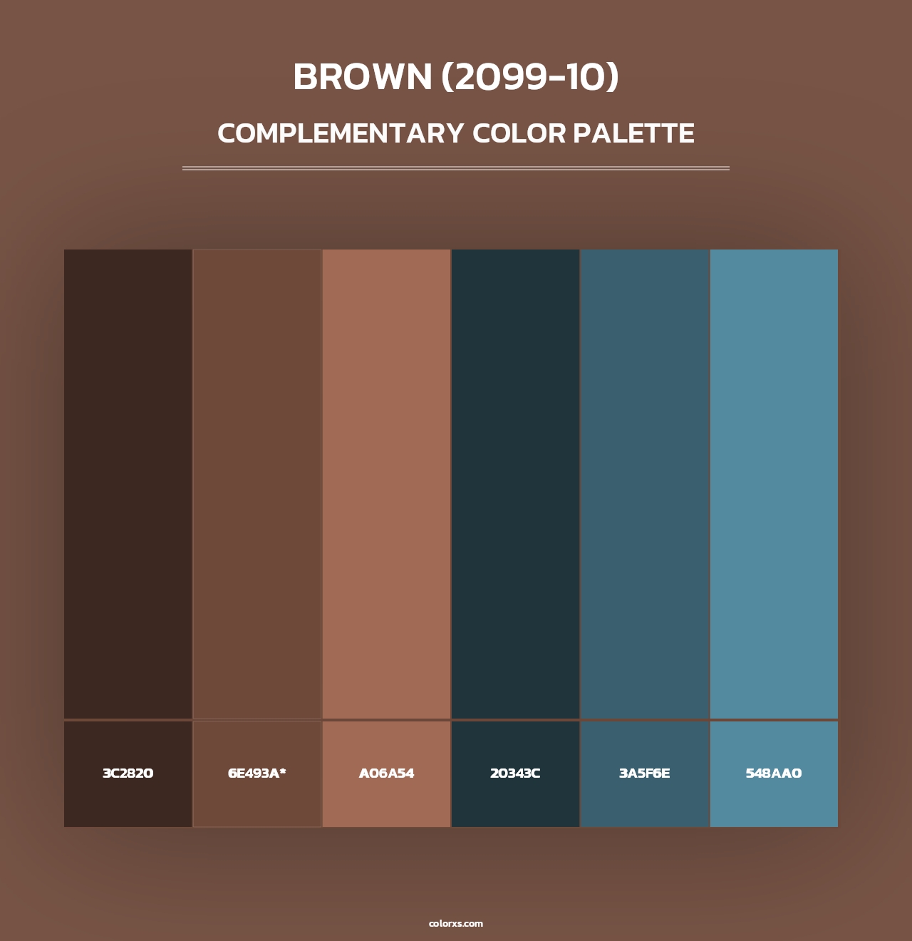 Brown (2099-10) - Complementary Color Palette