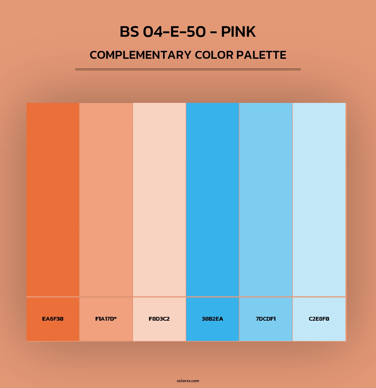 BS 04-E-50 - Pink - Complementary Color Palette