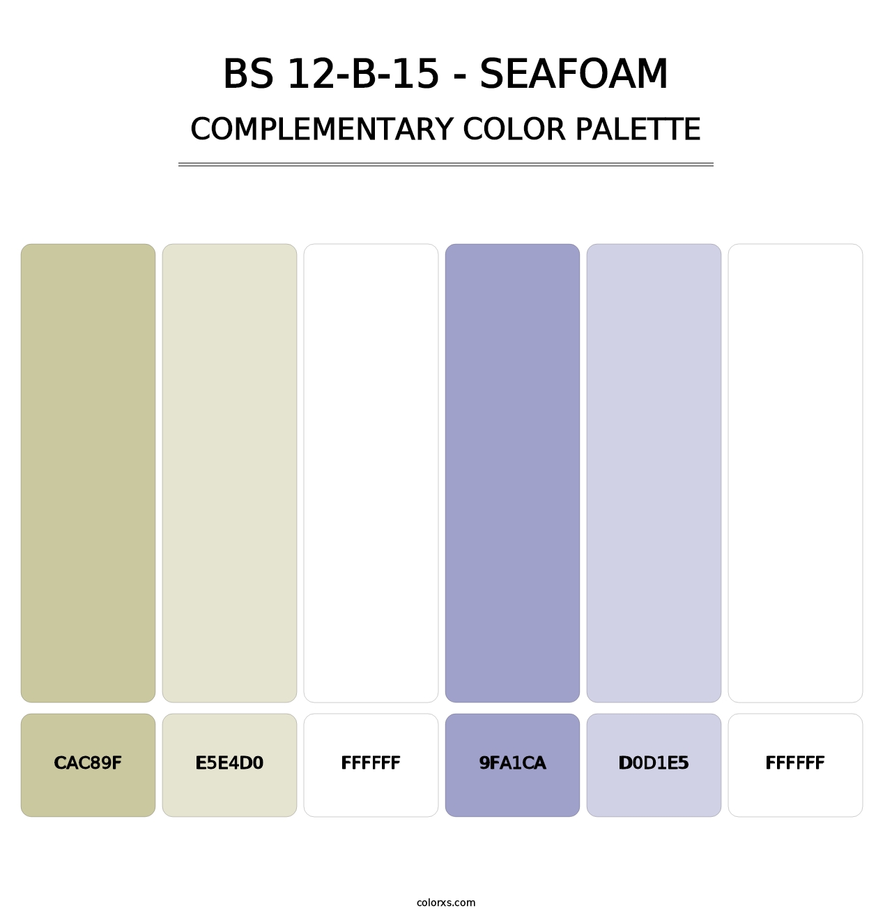 BS 12-B-15 - Seafoam - Complementary Color Palette