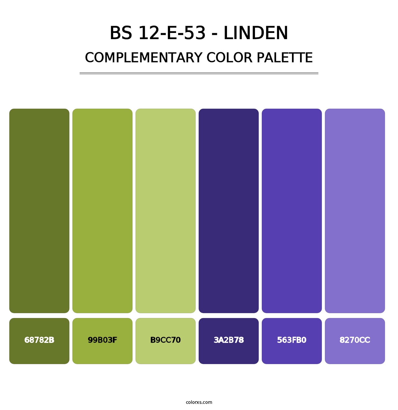 BS 12-E-53 - Linden - Complementary Color Palette