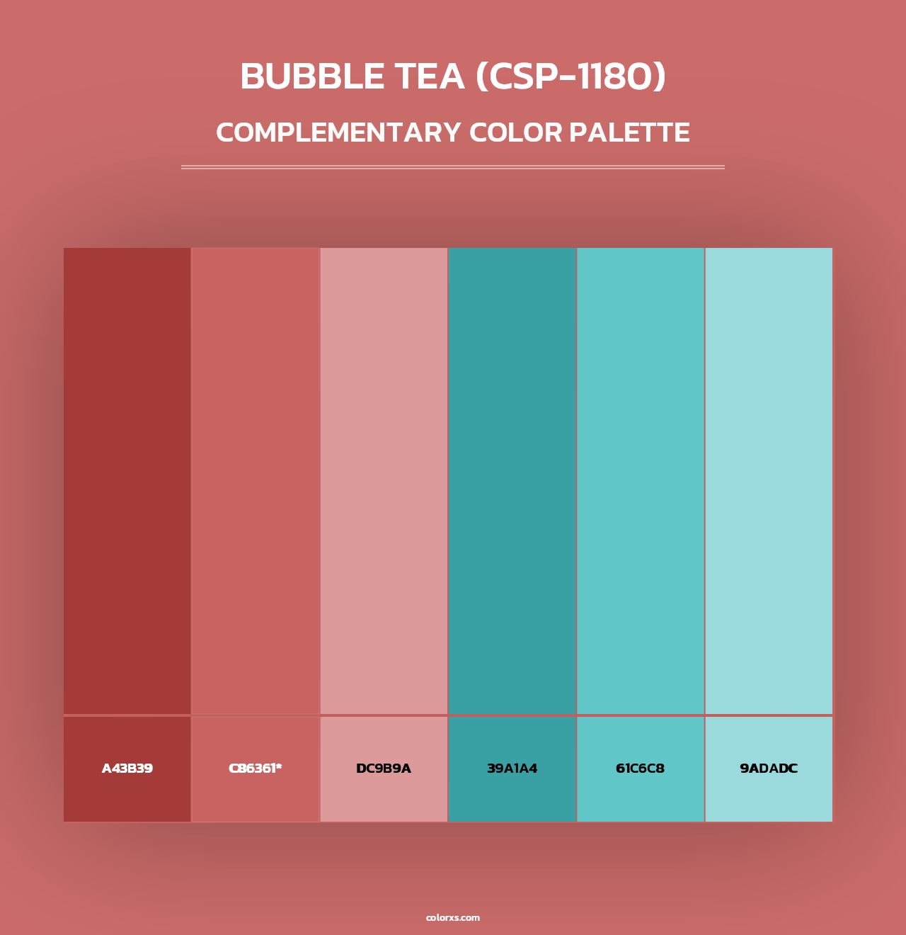 Bubble Tea (CSP-1180) - Complementary Color Palette