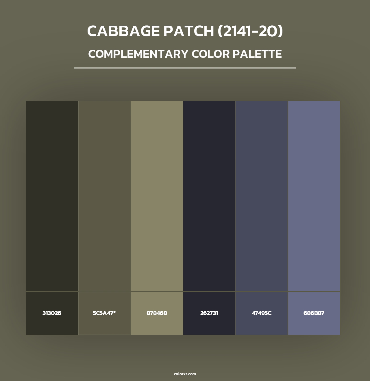 Cabbage Patch (2141-20) - Complementary Color Palette