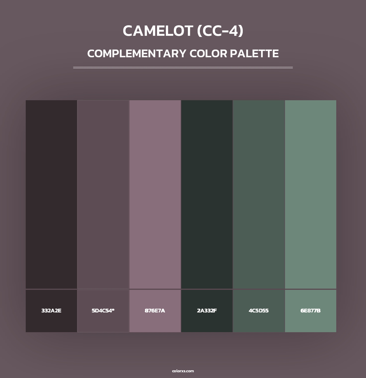 Camelot (CC-4) - Complementary Color Palette