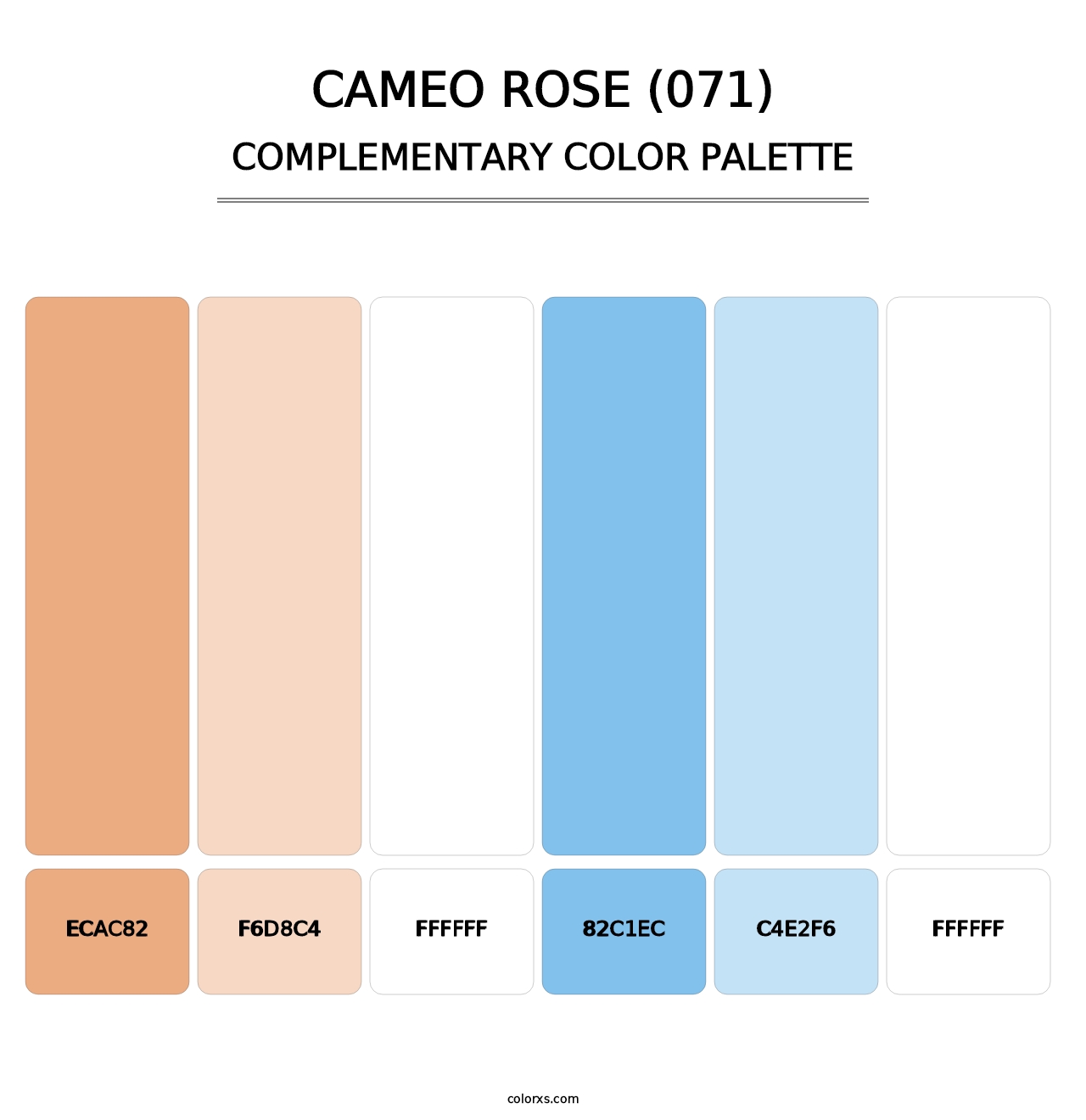 Cameo Rose (071) - Complementary Color Palette