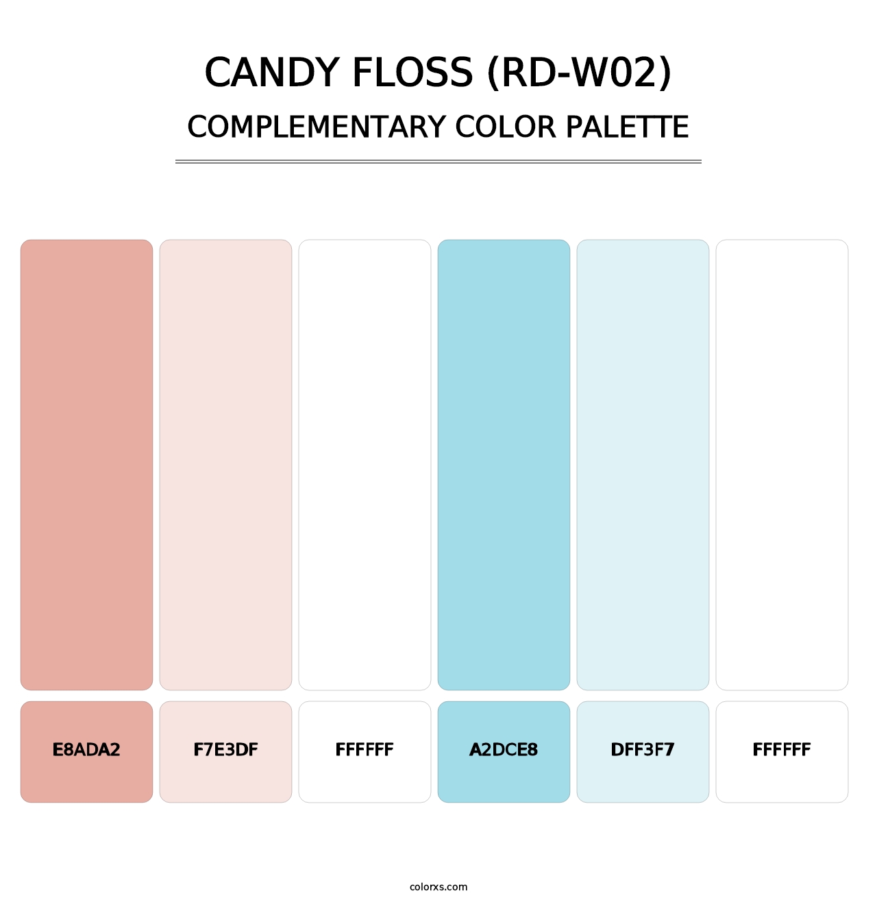 Candy Floss (RD-W02) - Complementary Color Palette