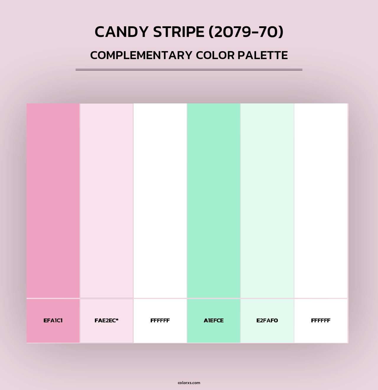 Candy Stripe (2079-70) - Complementary Color Palette