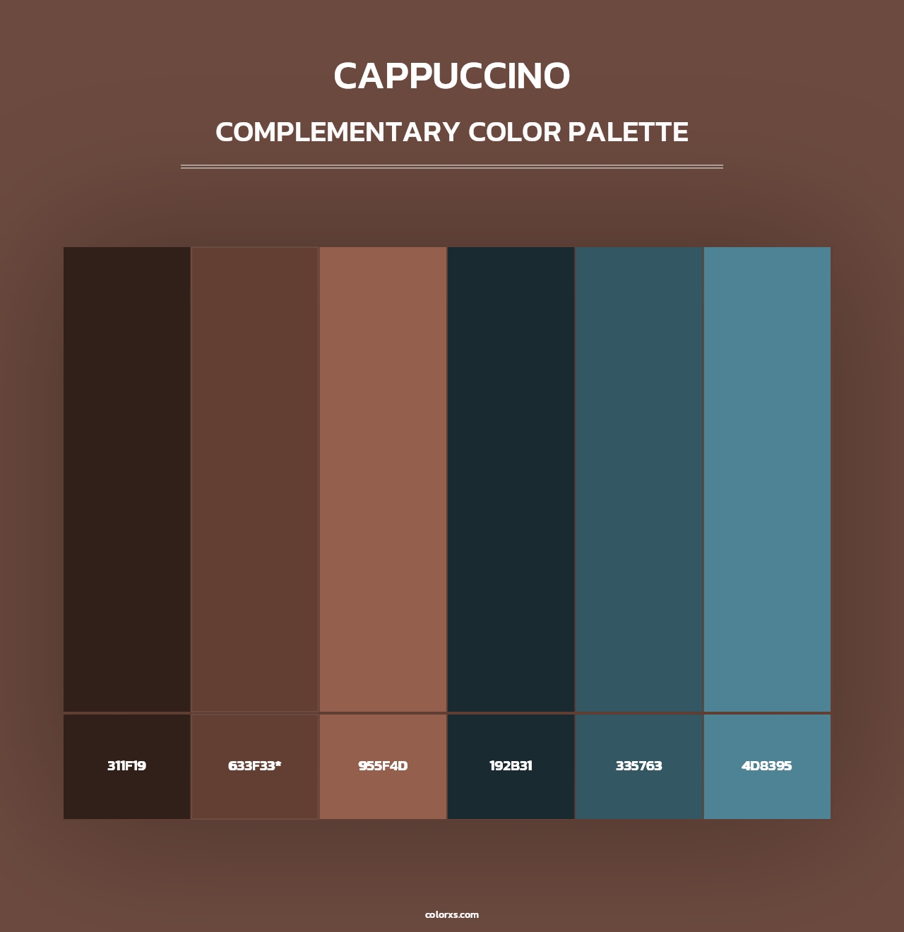 Cappuccino - Complementary Color Palette