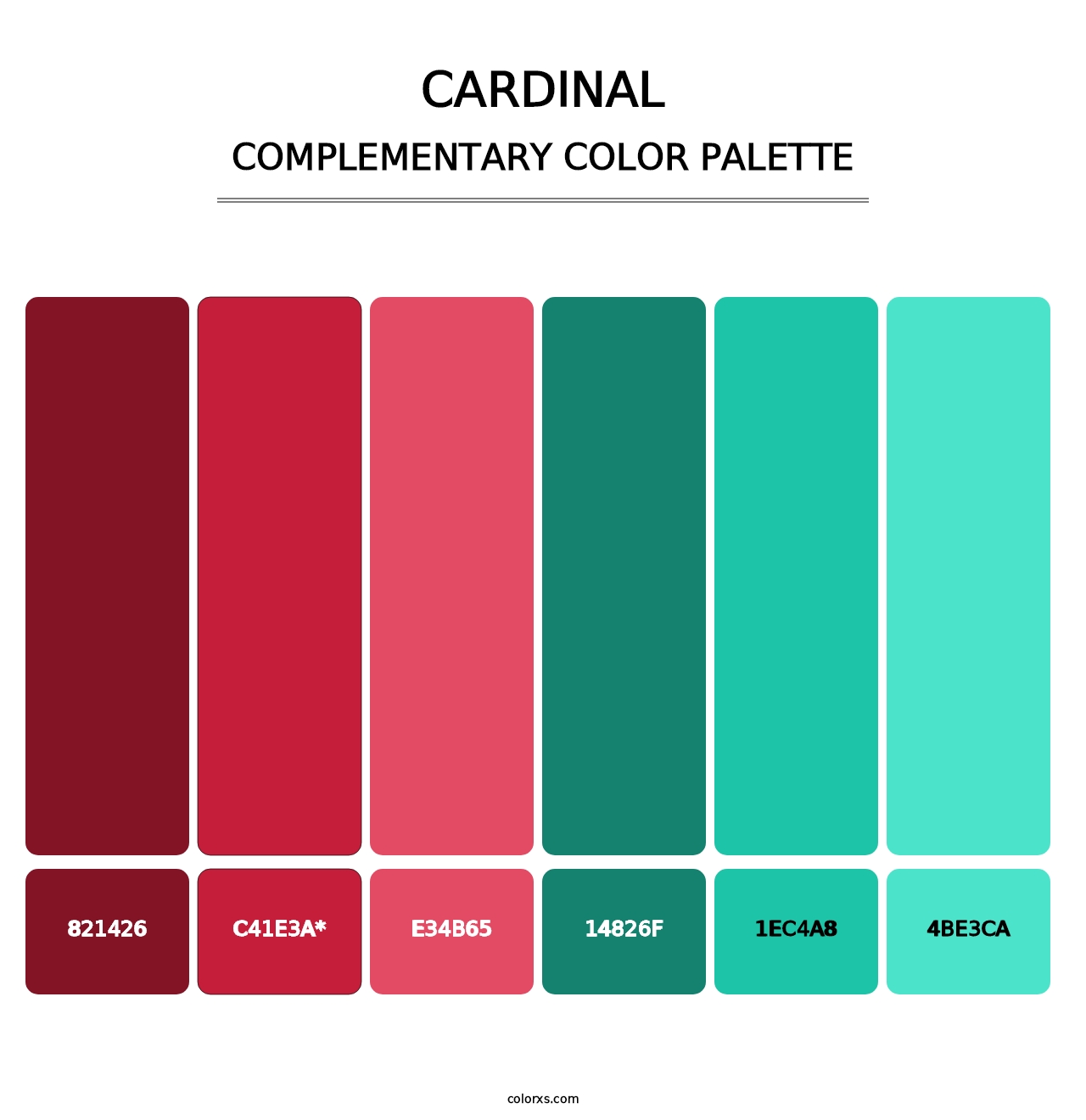 Cardinal - Complementary Color Palette