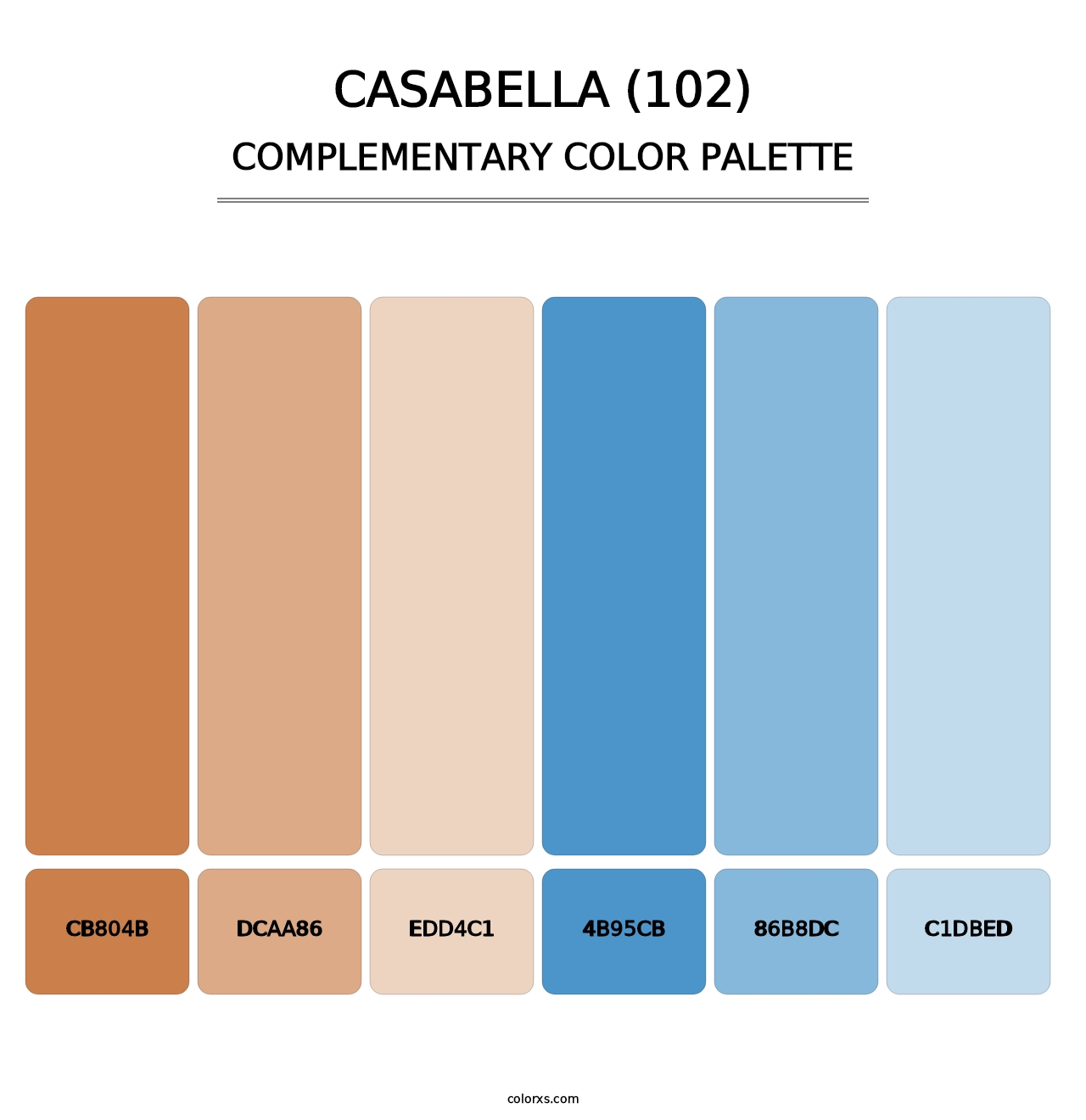 Casabella (102) - Complementary Color Palette