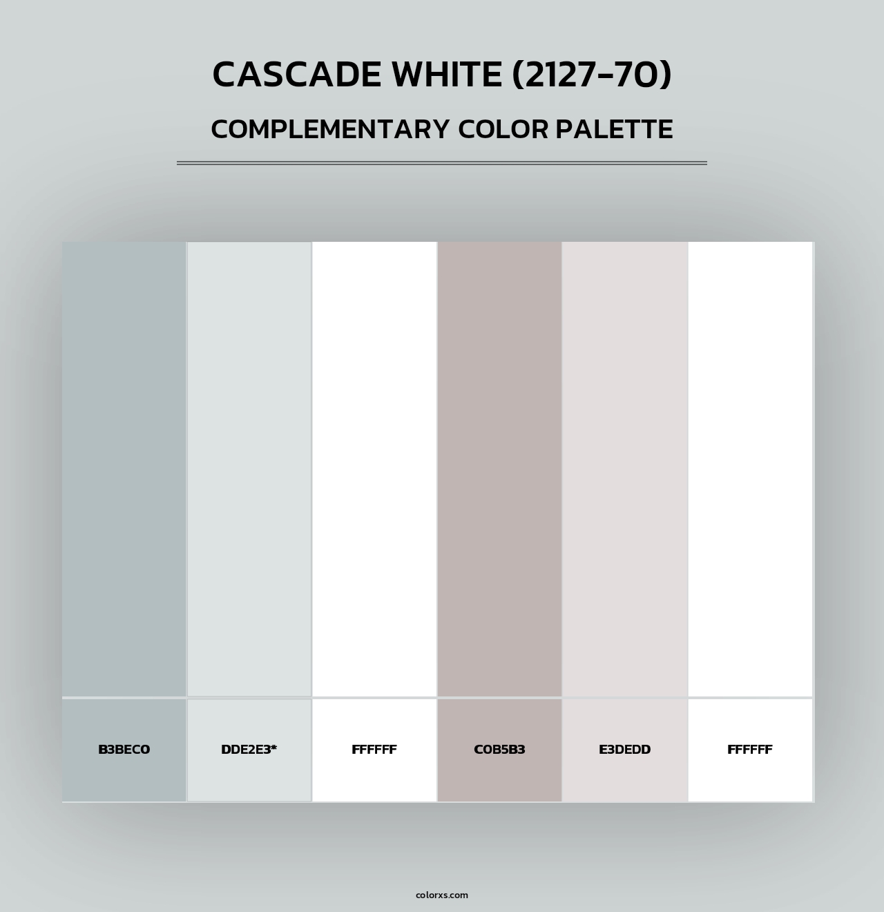 Cascade White (2127-70) - Complementary Color Palette