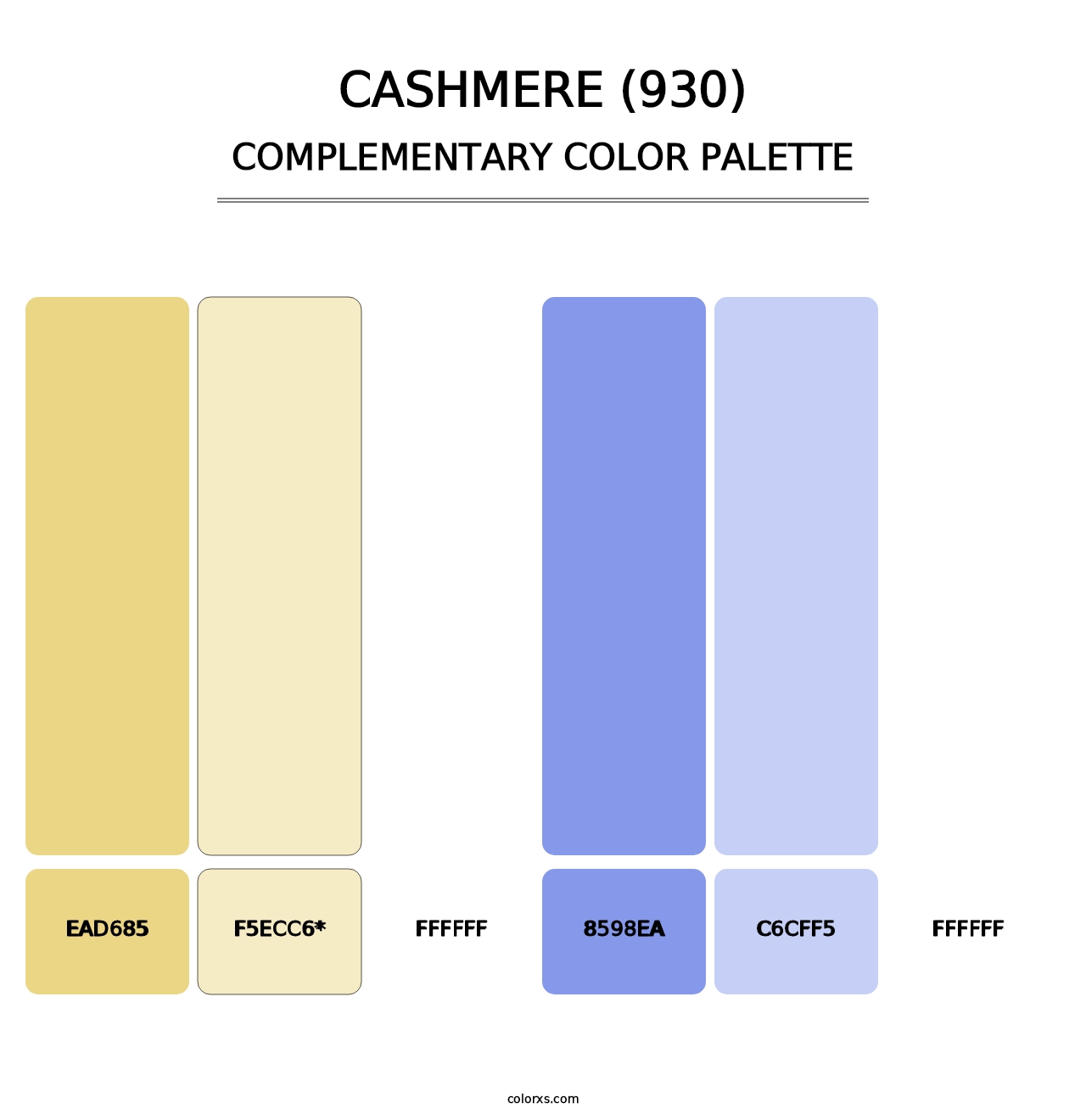 Cashmere (930) - Complementary Color Palette