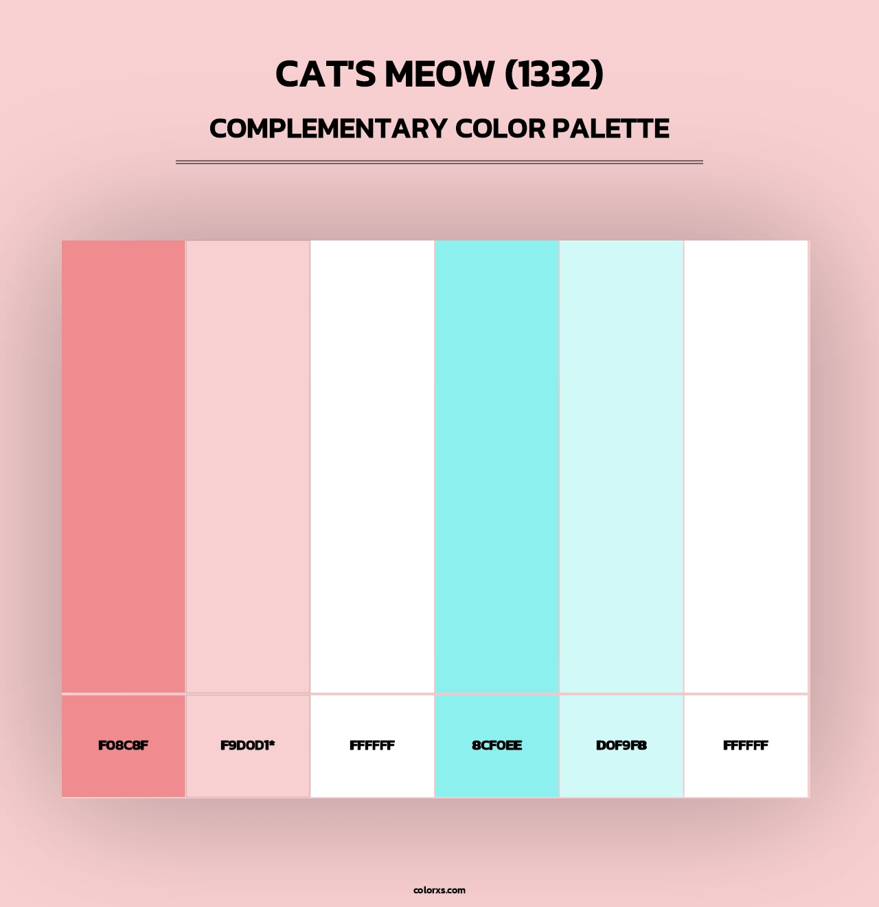 Cat's Meow (1332) - Complementary Color Palette