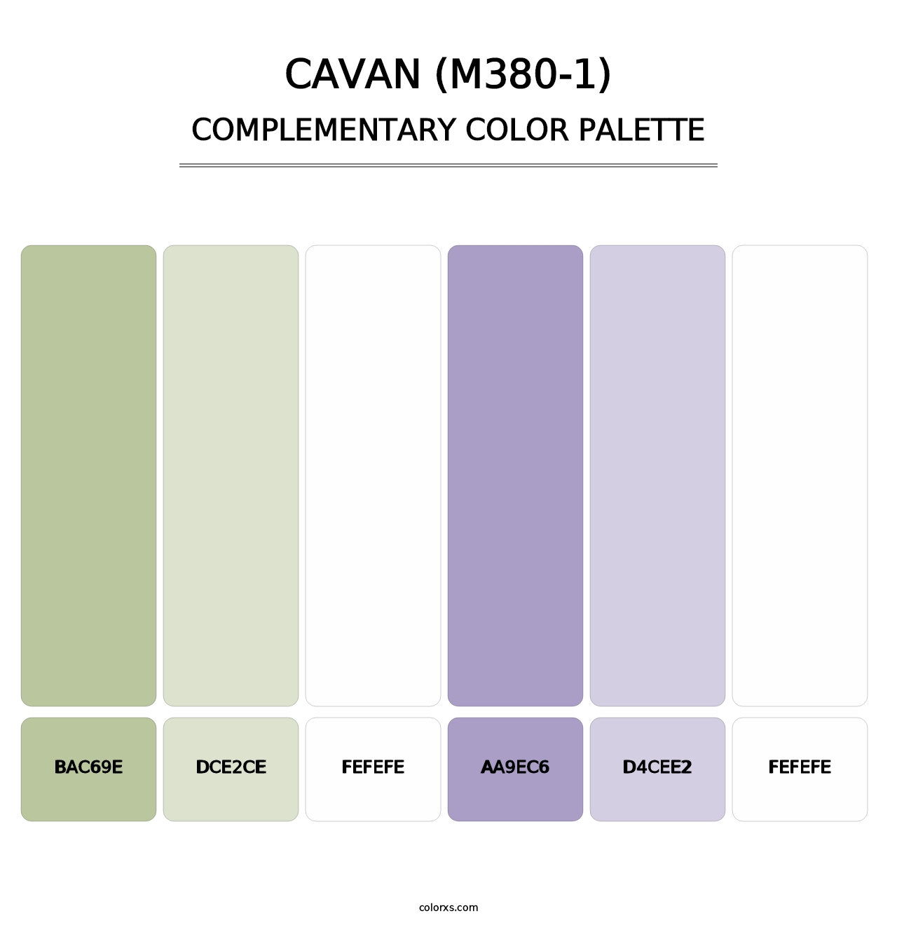Cavan (M380-1) - Complementary Color Palette