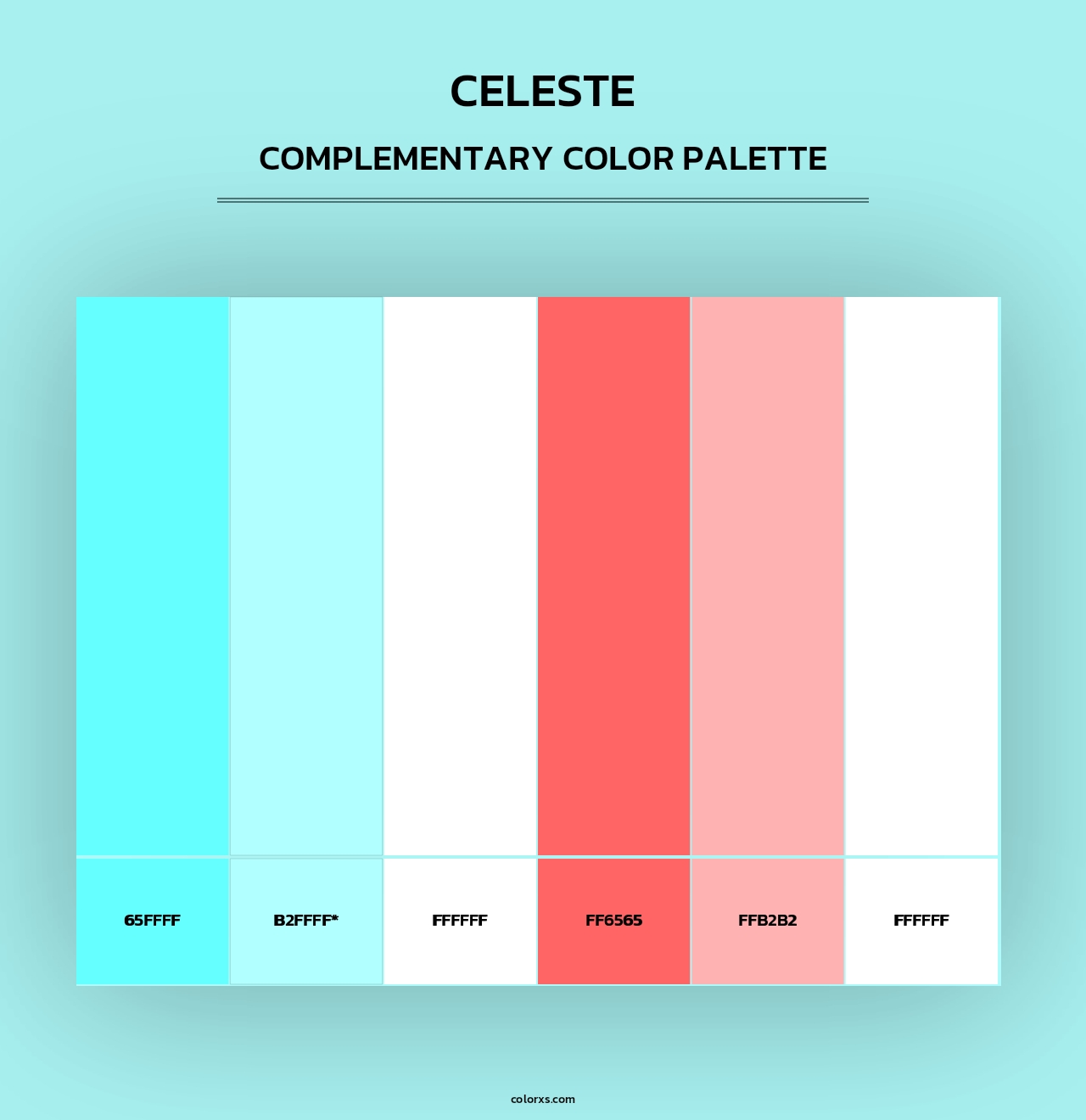 Celeste - Complementary Color Palette